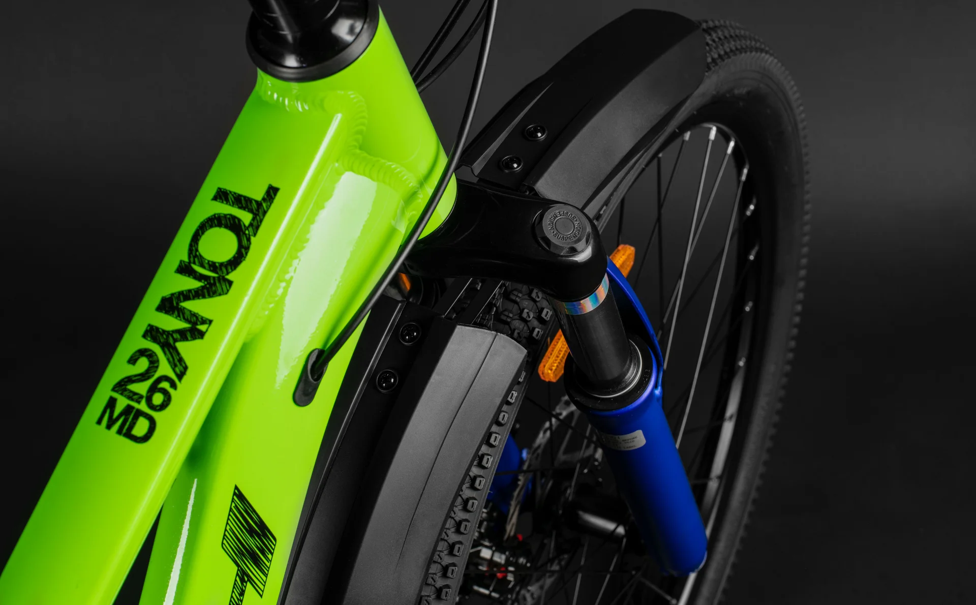 Велосипед HORH TONY HTYMD 6.0 26" (2026) Green-Black-Blue - миниатюра 9