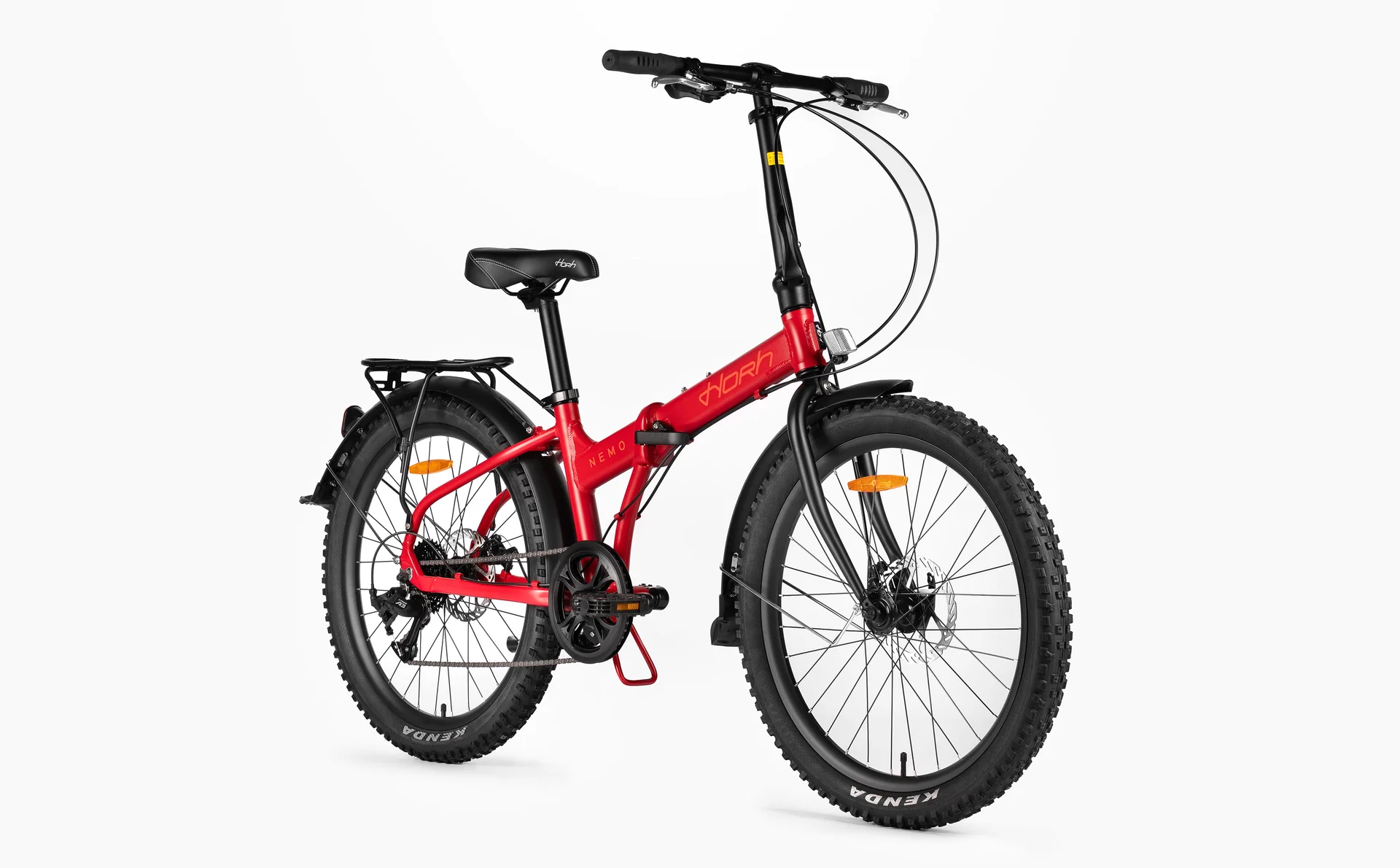 Велосипед HORH NEMO 8SP MD FAT 24" (2026) Red-Orange - миниатюра 5