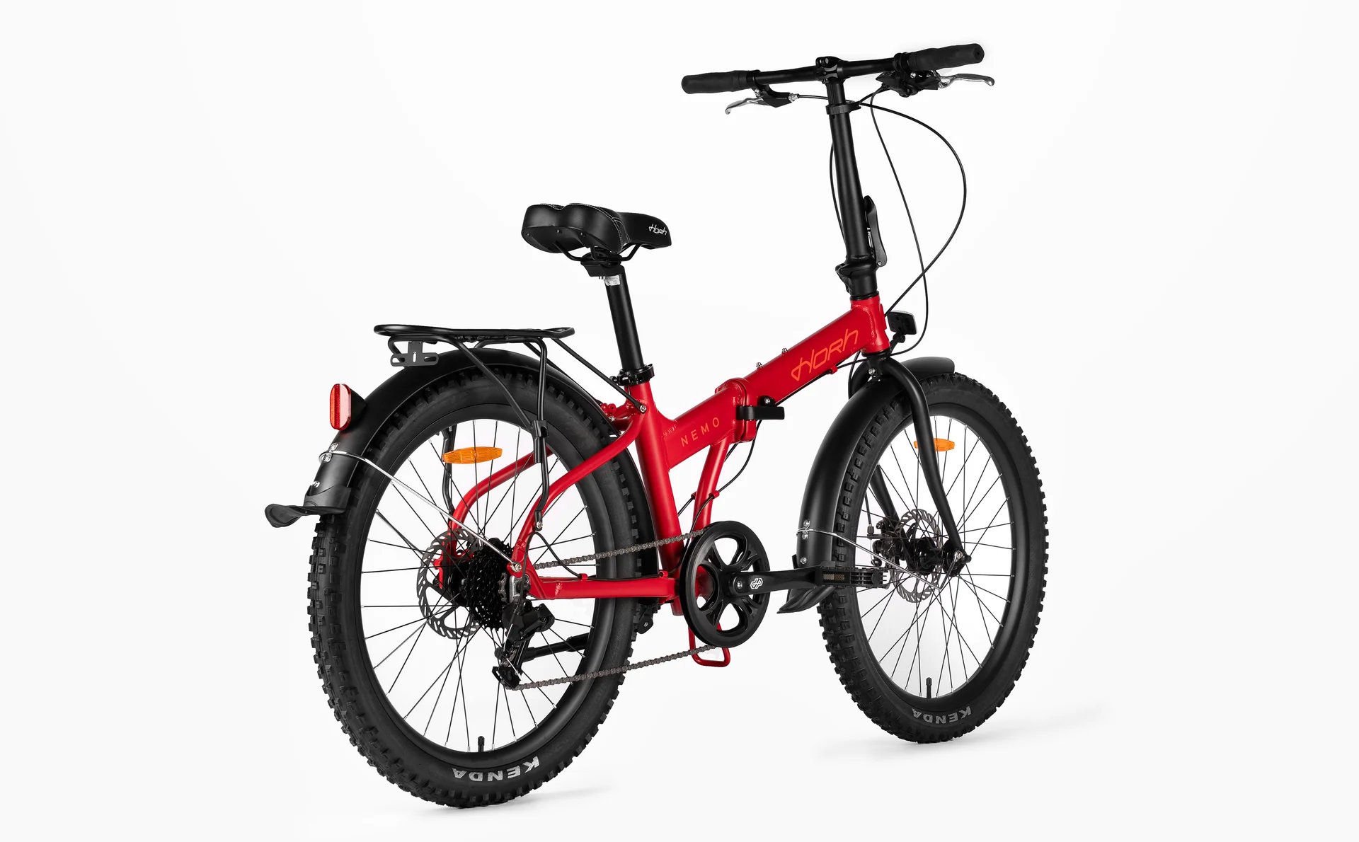 Велосипед HORH NEMO 8SP MD FAT 24" (2026) Red-Orange - миниатюра 6