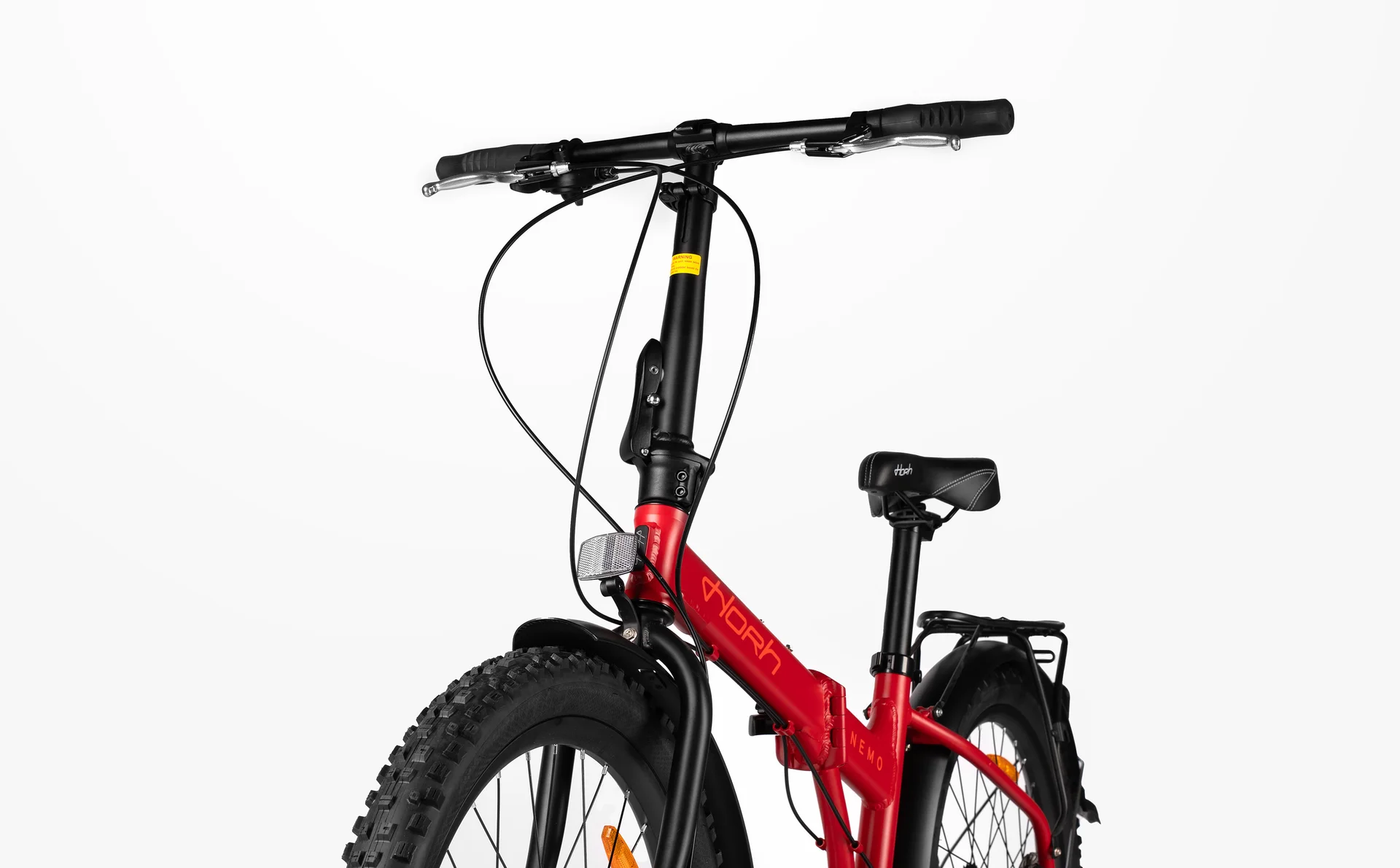 Велосипед HORH NEMO 8SP MD FAT 24" (2026) Red-Orange - миниатюра 8