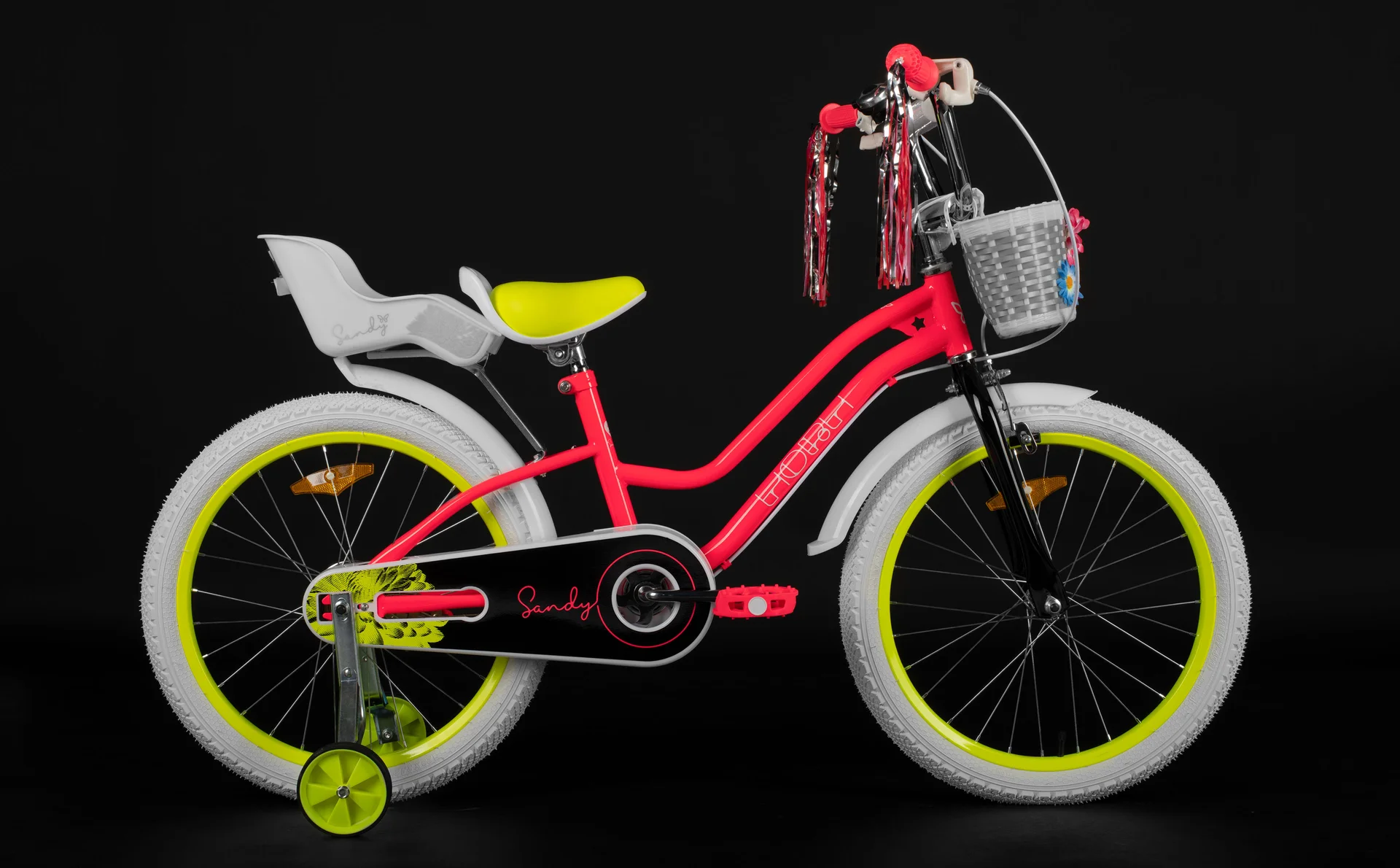 Велосипед HORH SANDY 20 (2026) Pink-Black-Yellow - миниатюра 4