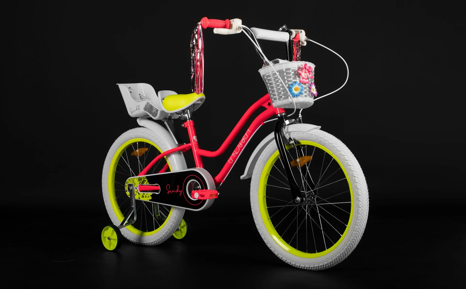 Велосипед HORH SANDY 20 (2026) Pink-Black-Yellow - миниатюра 5