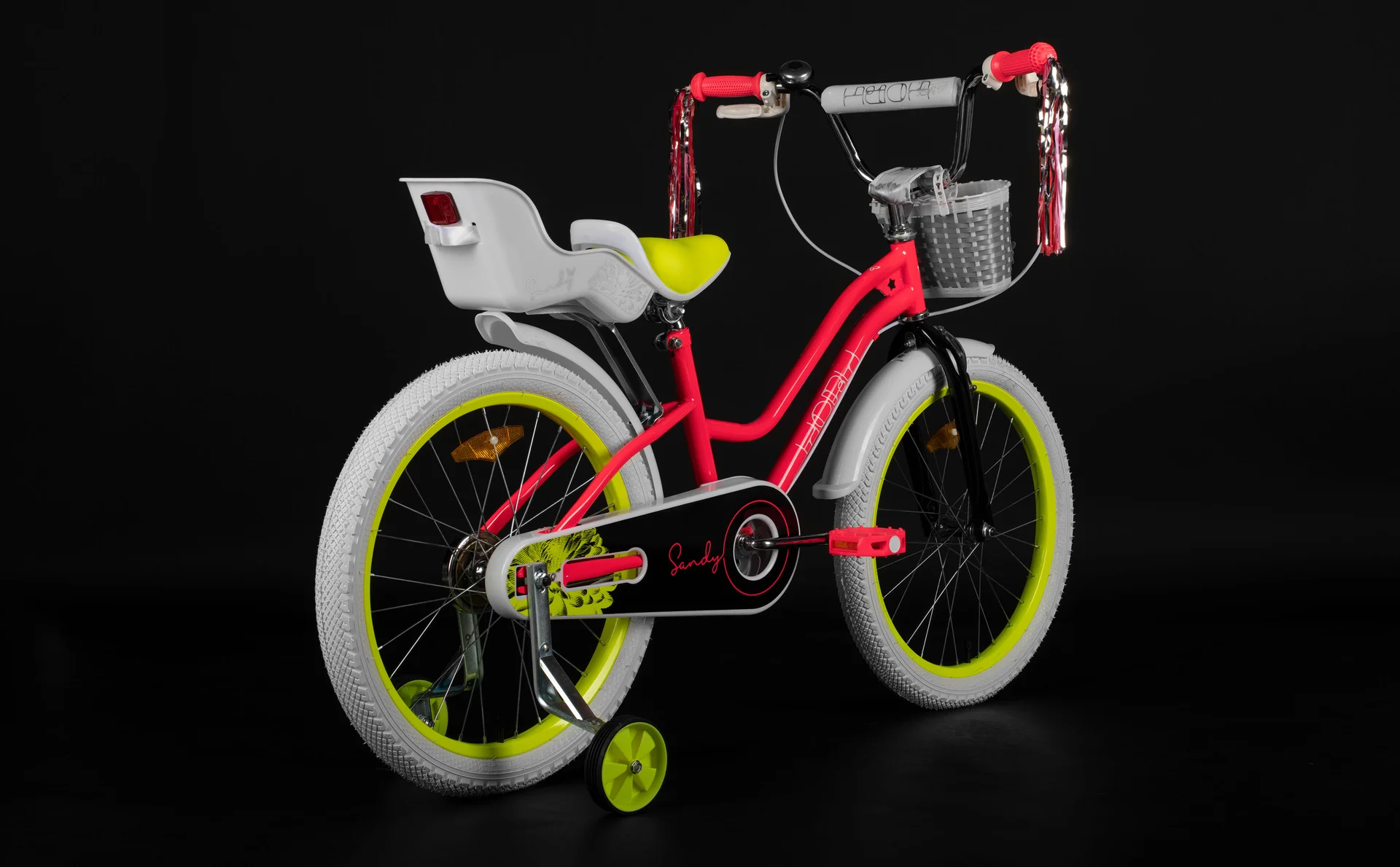 Велосипед HORH SANDY 20 (2026) Pink-Black-Yellow - миниатюра 6