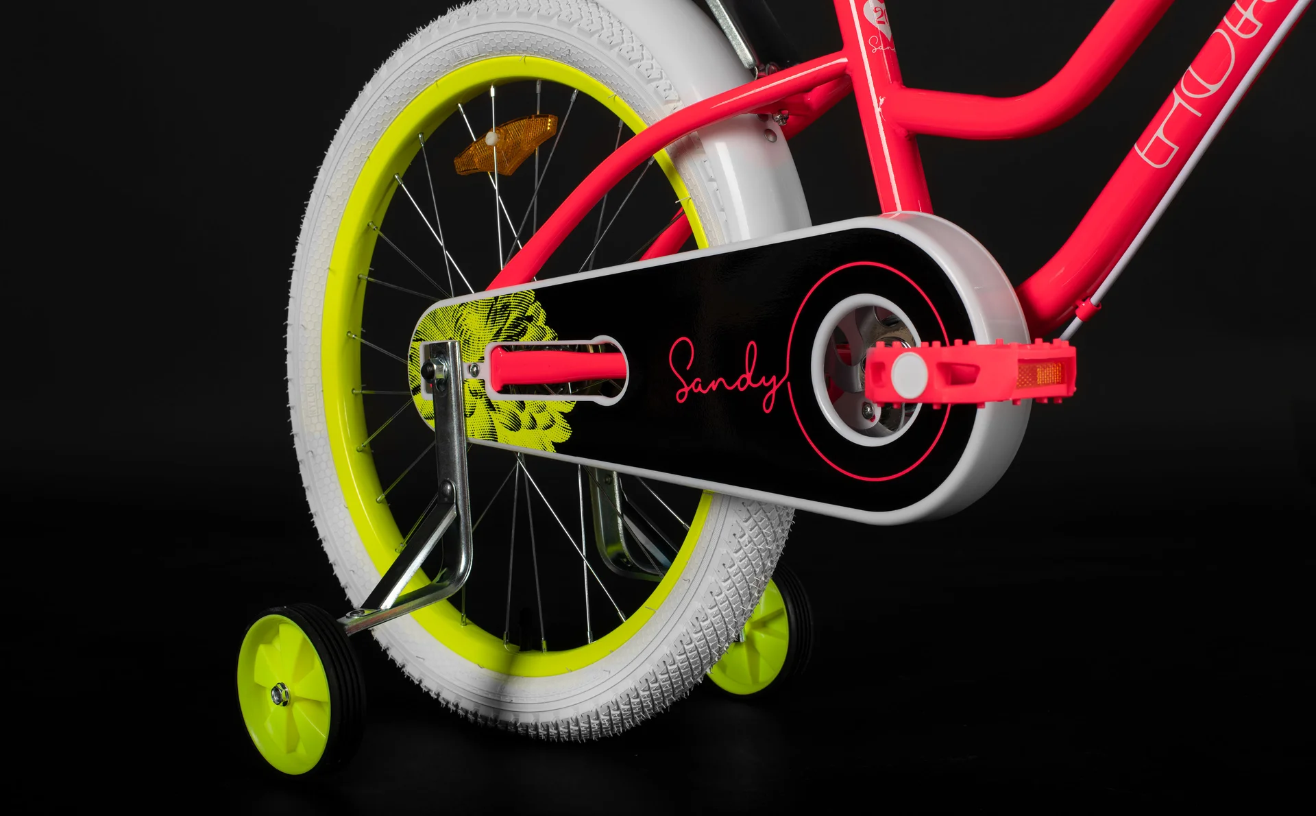 Велосипед HORH SANDY 20 (2026) Pink-Black-Yellow - миниатюра 7