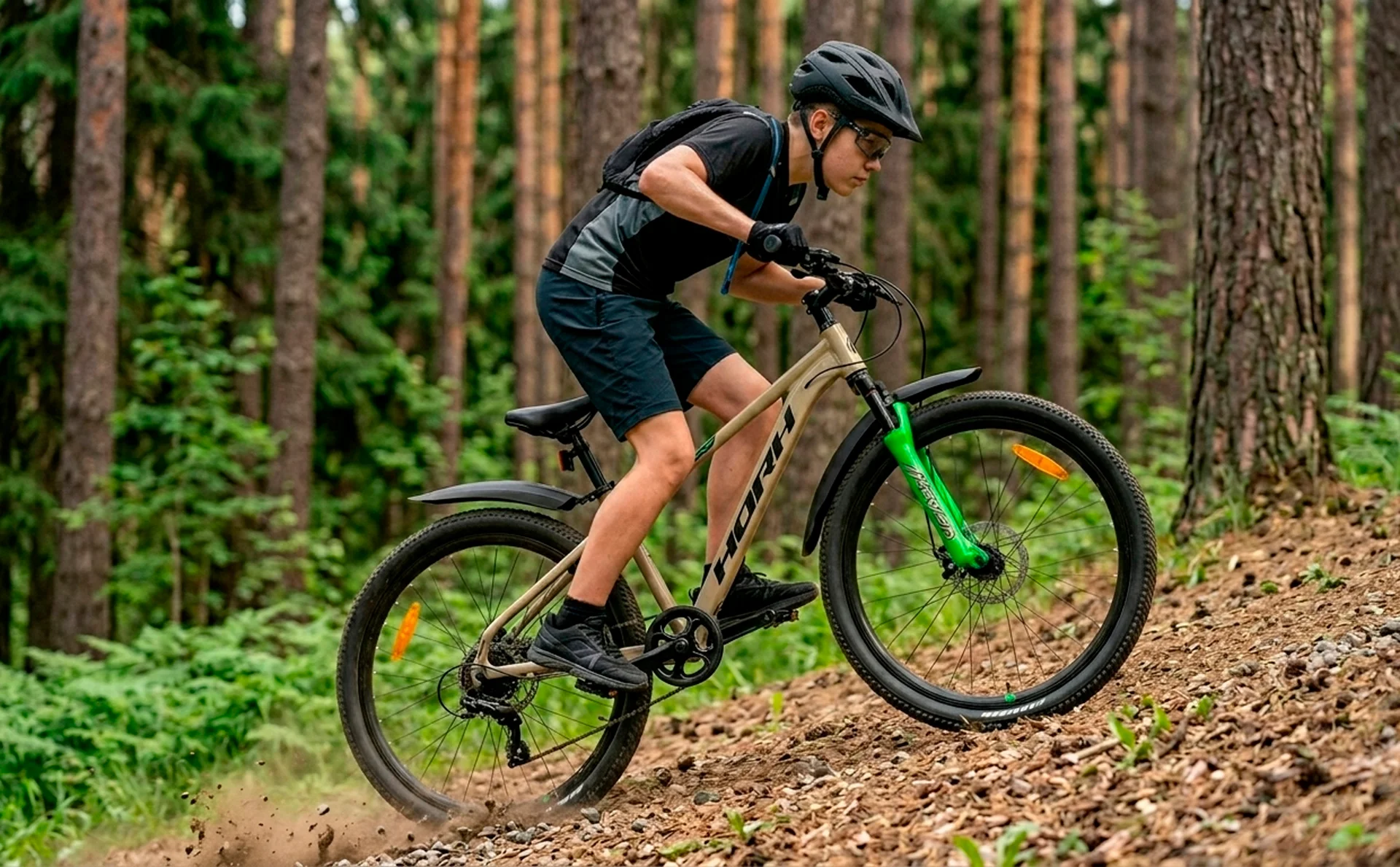 Велосипед HORH ROHAN RHD6.1 26" (2026) Olive-Black-Green - миниатюра 3