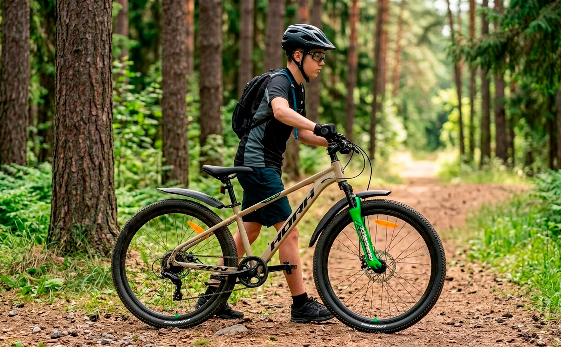 Велосипед HORH ROHAN RHD6.1 26" (2026) Olive-Black-Green - миниатюра 4