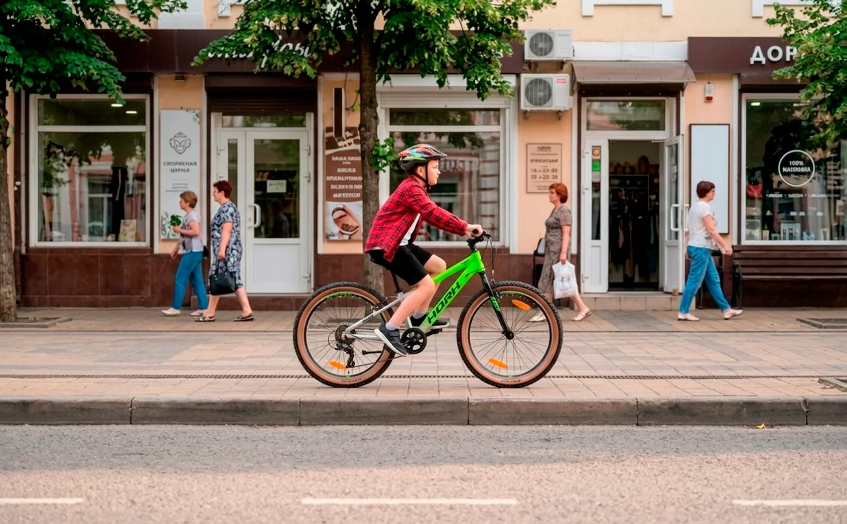 Велосипед HORH JAB JABVB24 24" (2025) Green-Silver-Black - миниатюра 3