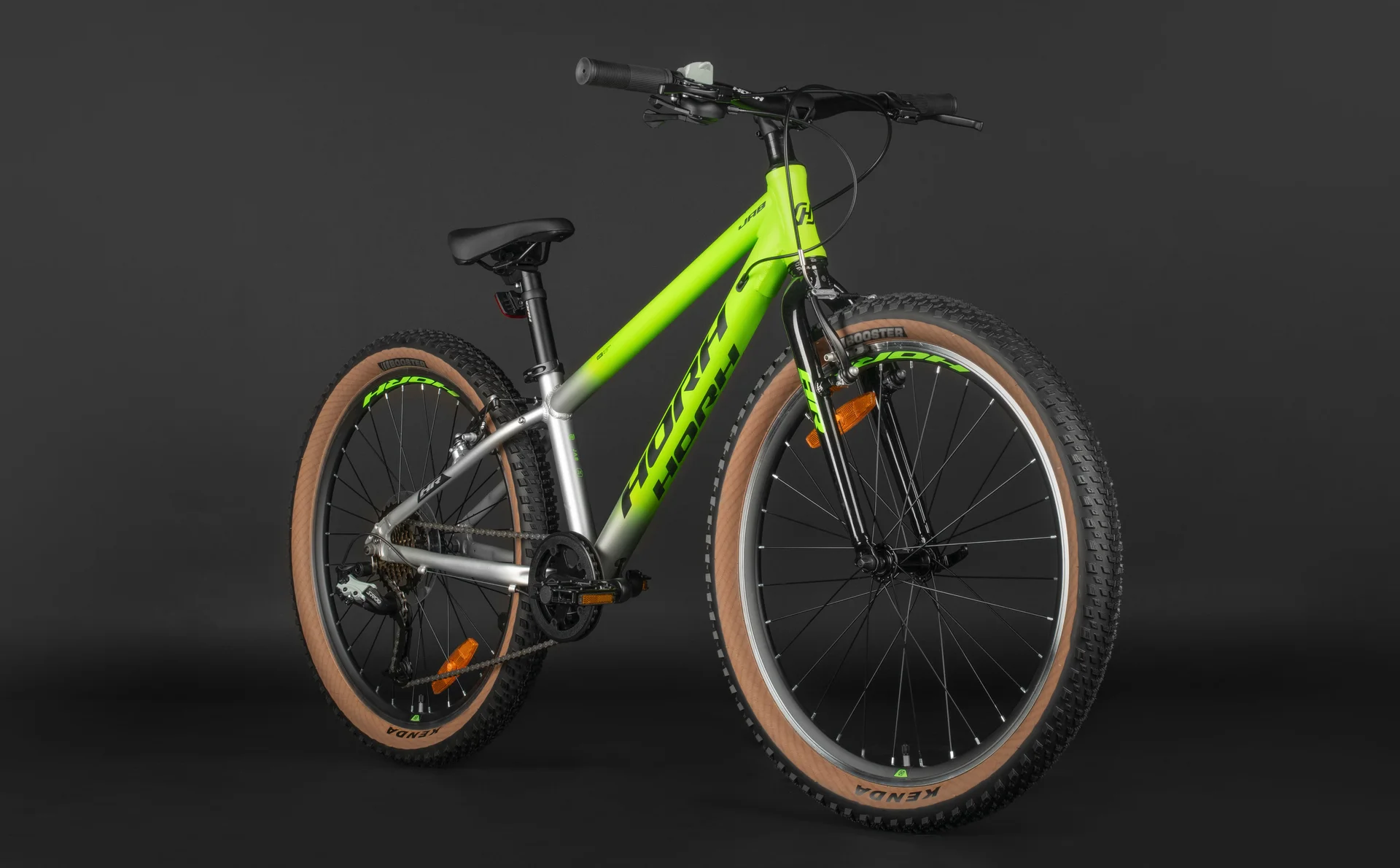 Велосипед HORH JAB JABVB24 24" (2025) Green-Silver-Black - миниатюра 6