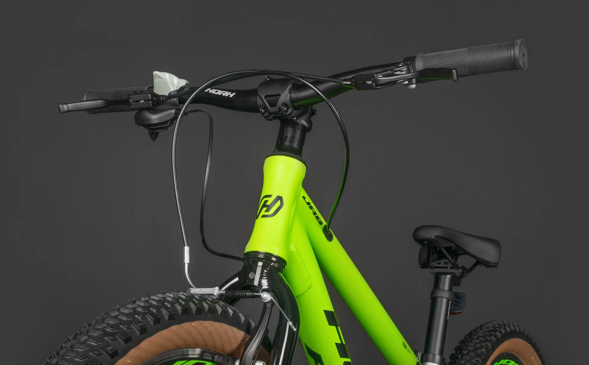 Велосипед HORH JAB JABVB24 24" (2025) Green-Silver-Black - миниатюра 9