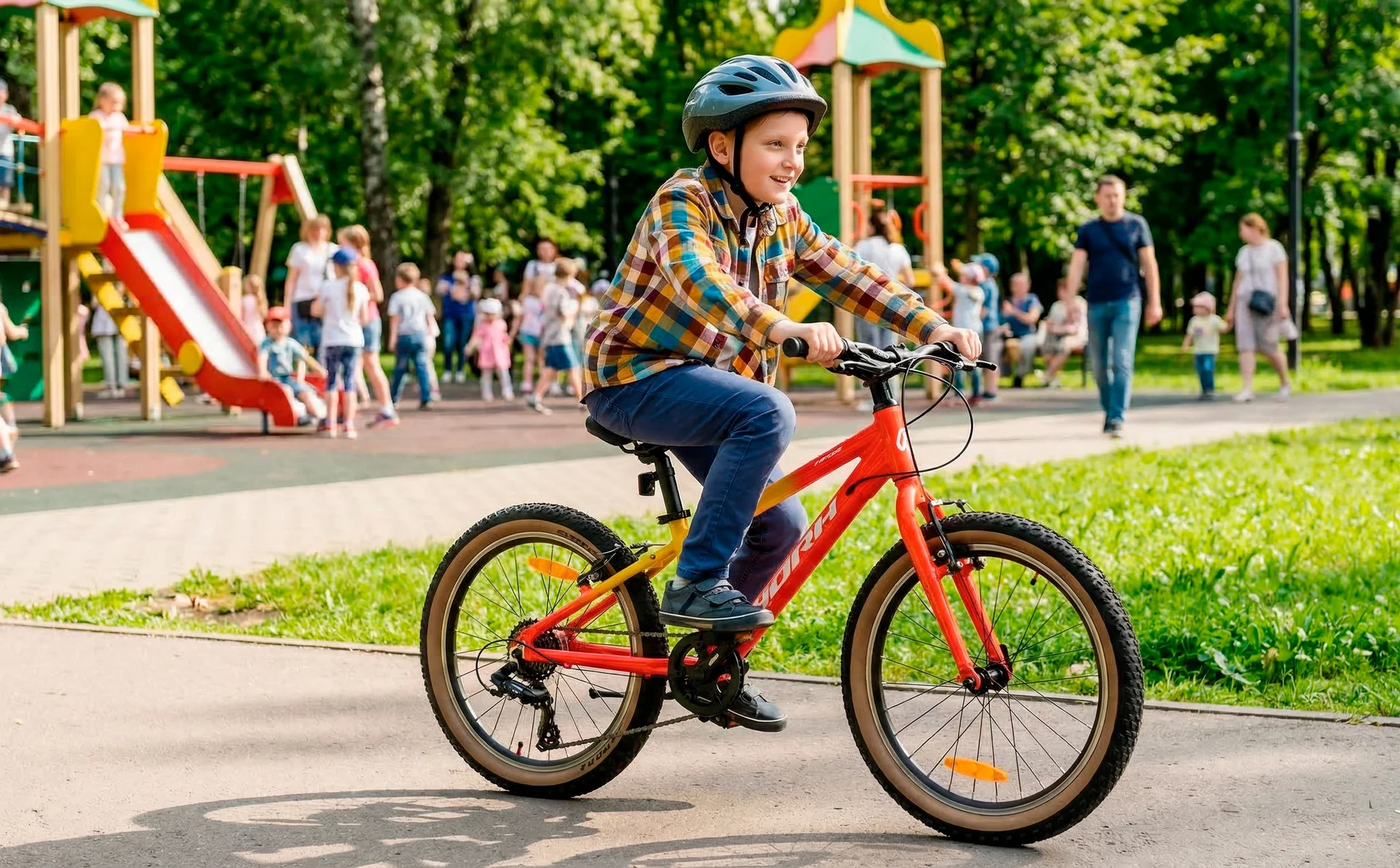 Велосипед HORH JAB JABVB 2.0 20" (2026) Red-Yellow-White - миниатюра 3