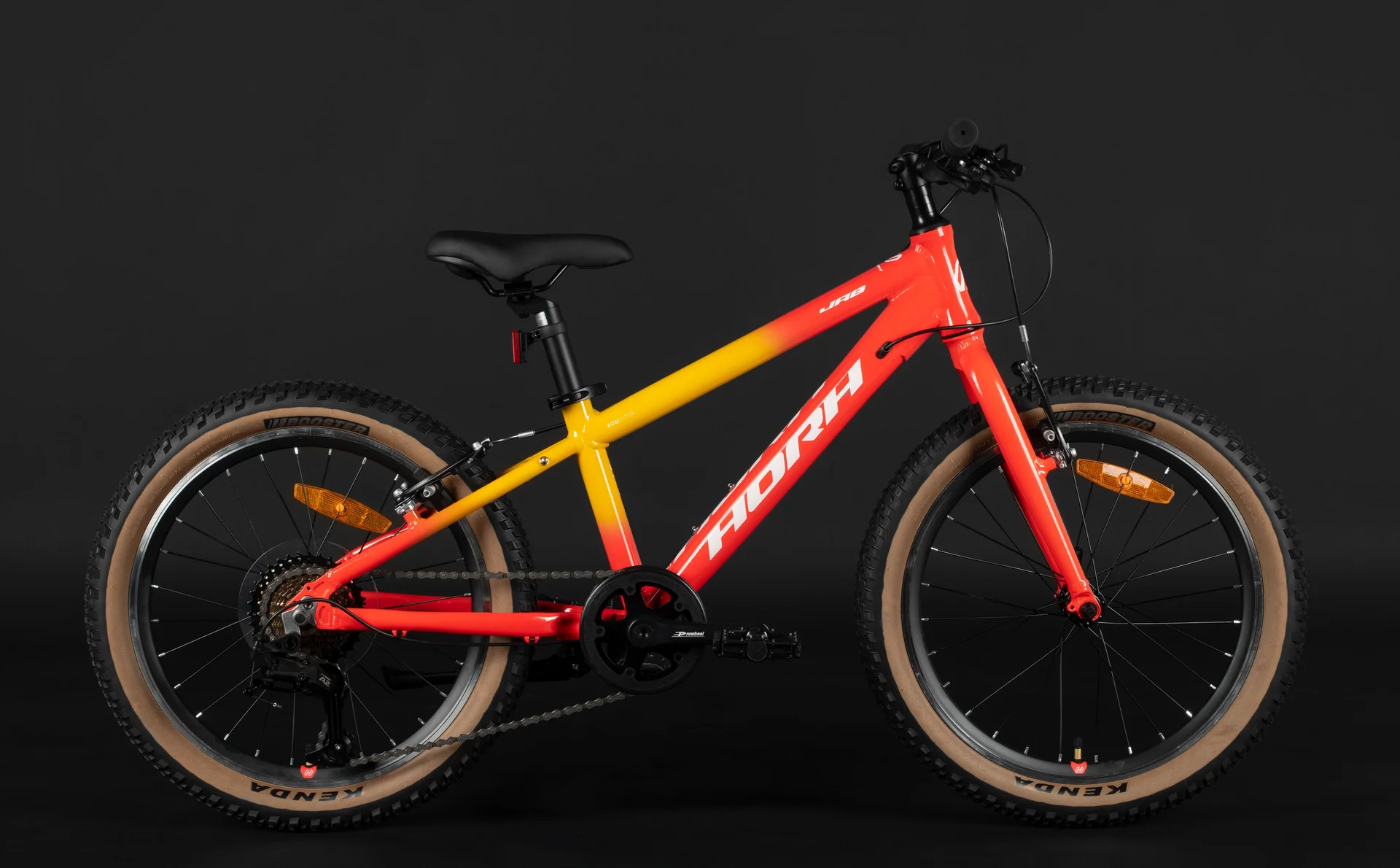 Велосипед HORH JAB JABVB 2.0 20" (2026) Red-Yellow-White - миниатюра 5