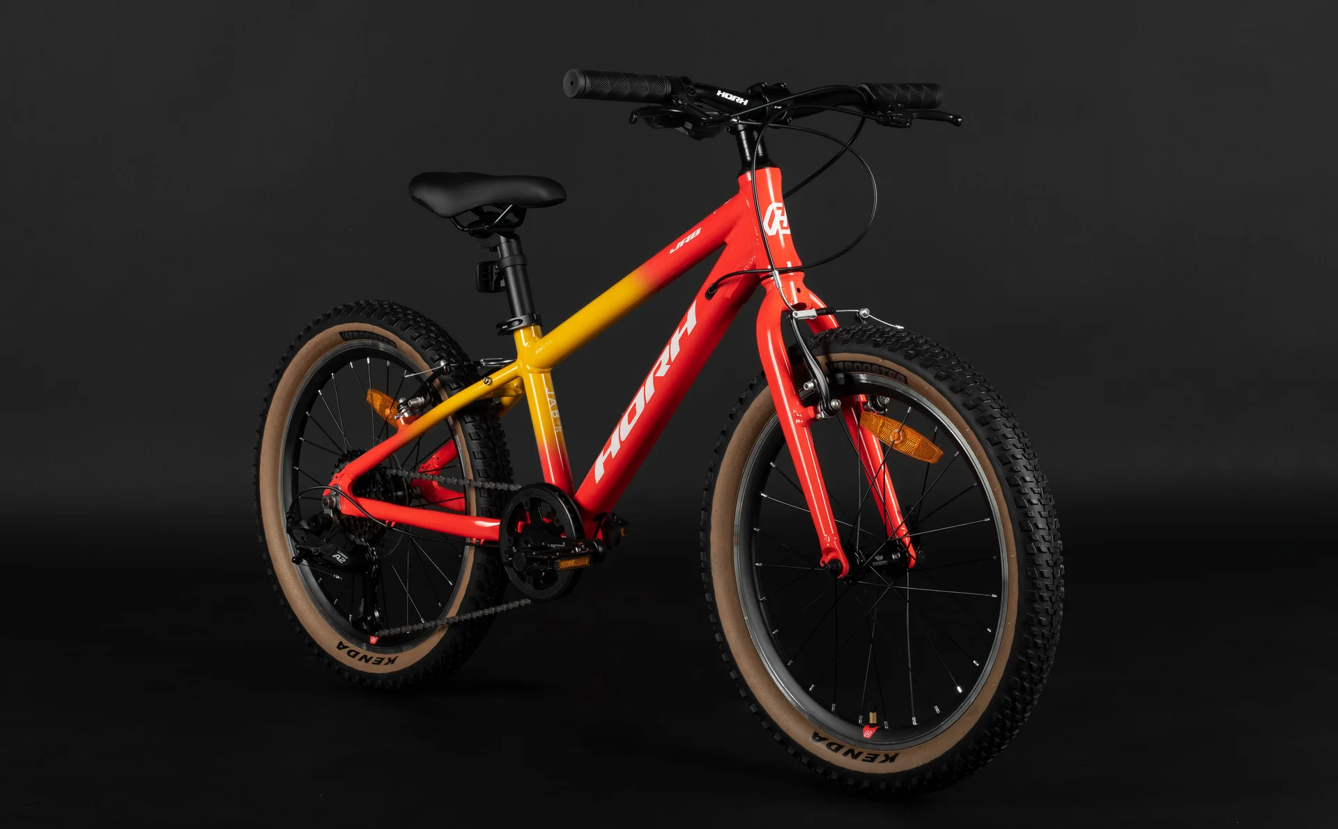 Велосипед HORH JAB JABVB 2.0 20" (2026) Red-Yellow-White - миниатюра 6
