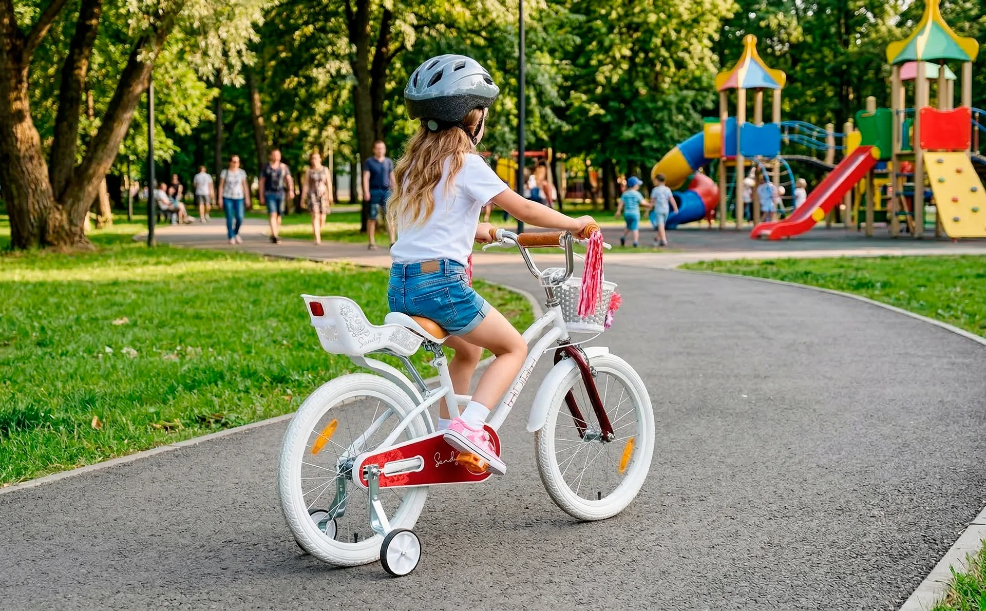 Велосипед HORH SANDY 20 (2026) White-Red - миниатюра 4