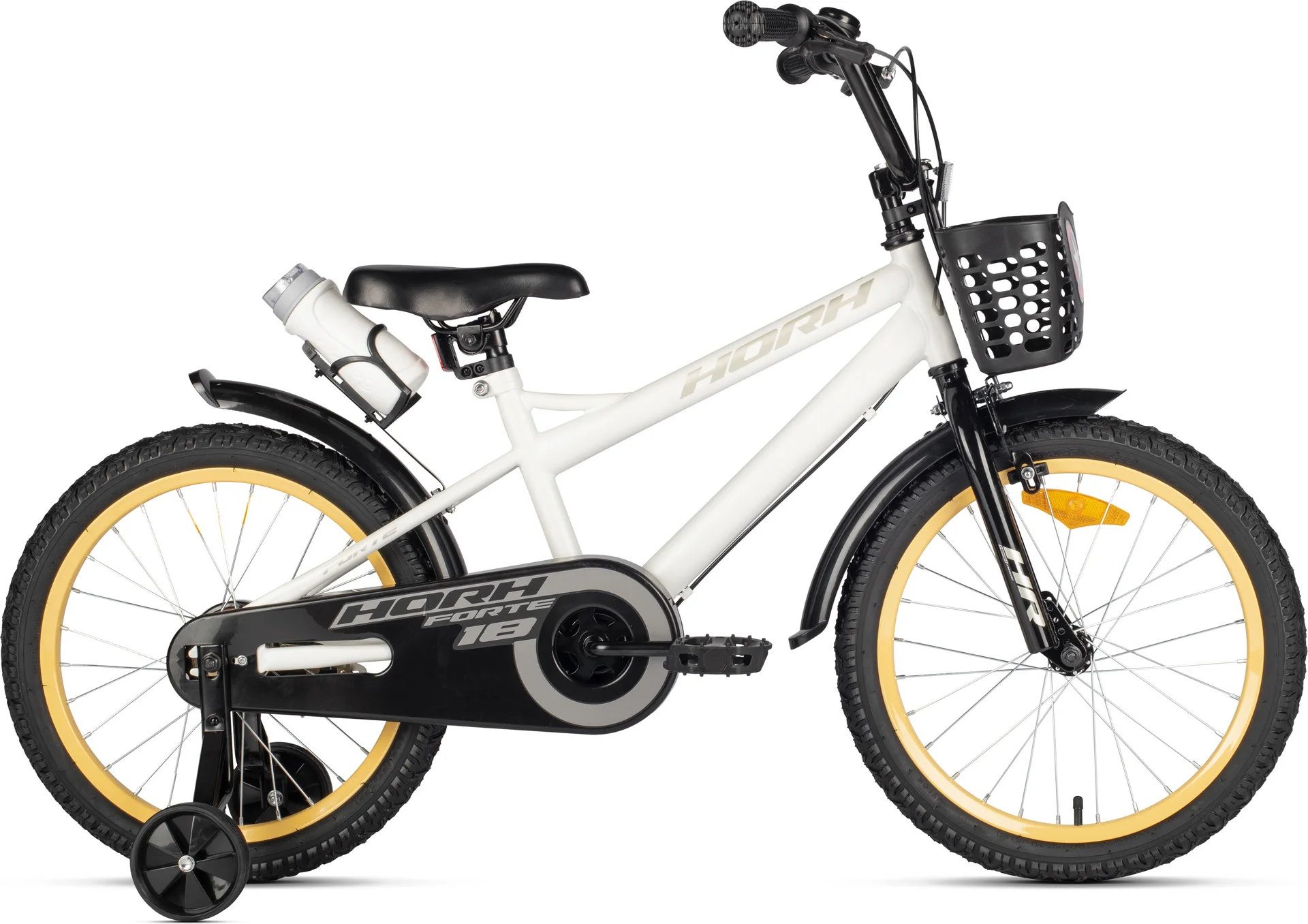 Велосипед HORH FORTE 18" (2024) White-Yellow - изображение 1