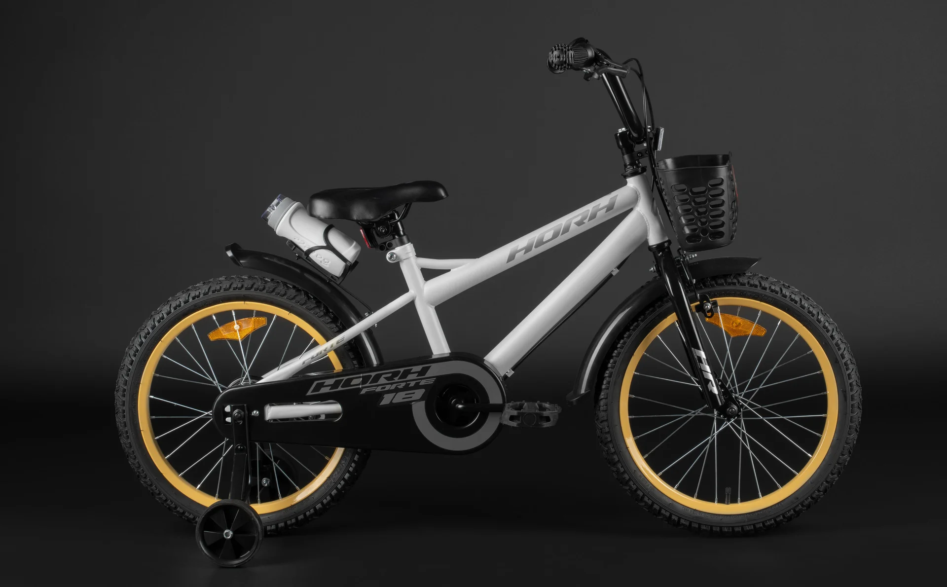 Велосипед HORH FORTE 18" (2024) White-Yellow - миниатюра 5