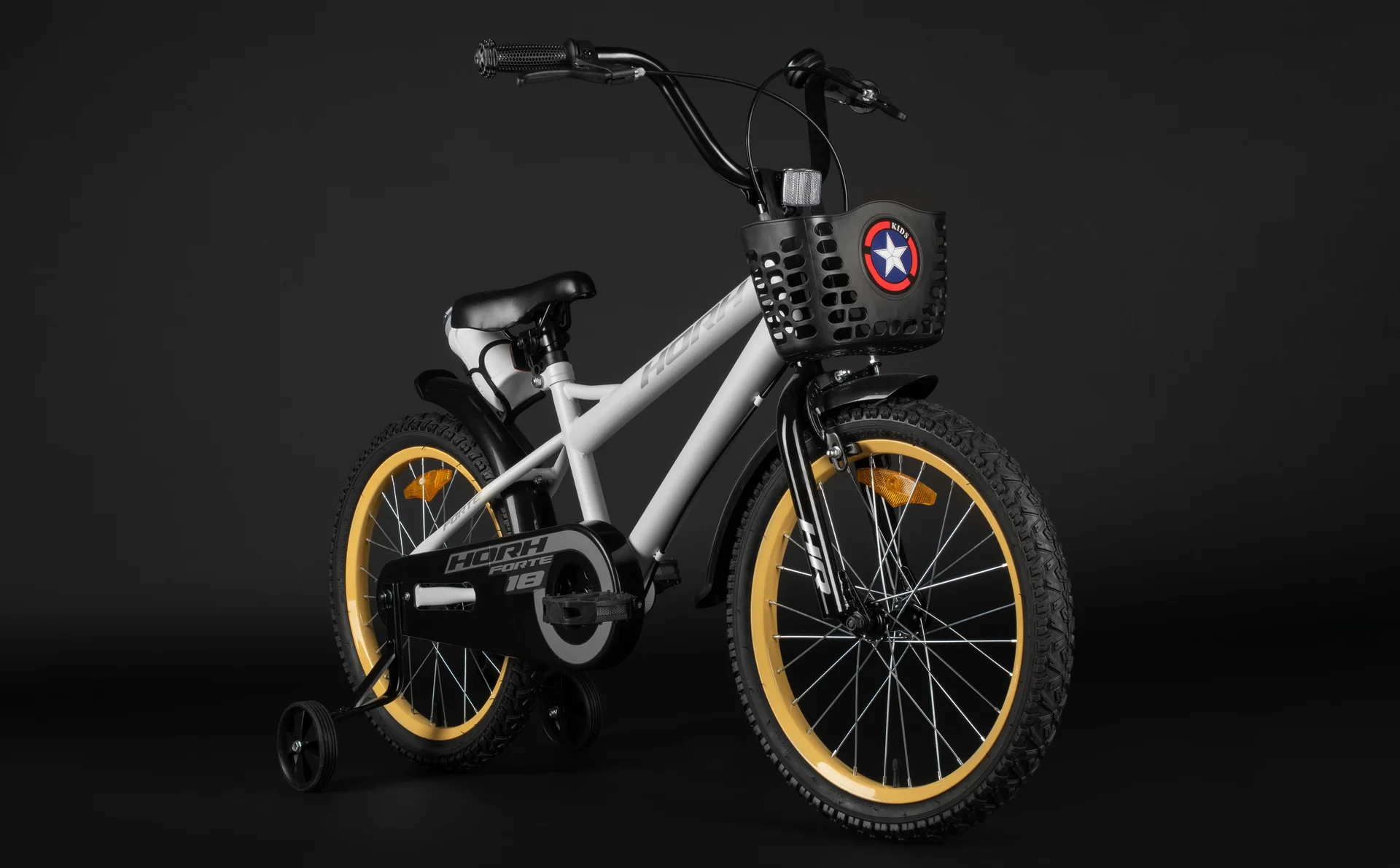 Велосипед HORH FORTE 18" (2024) White-Yellow - миниатюра 6