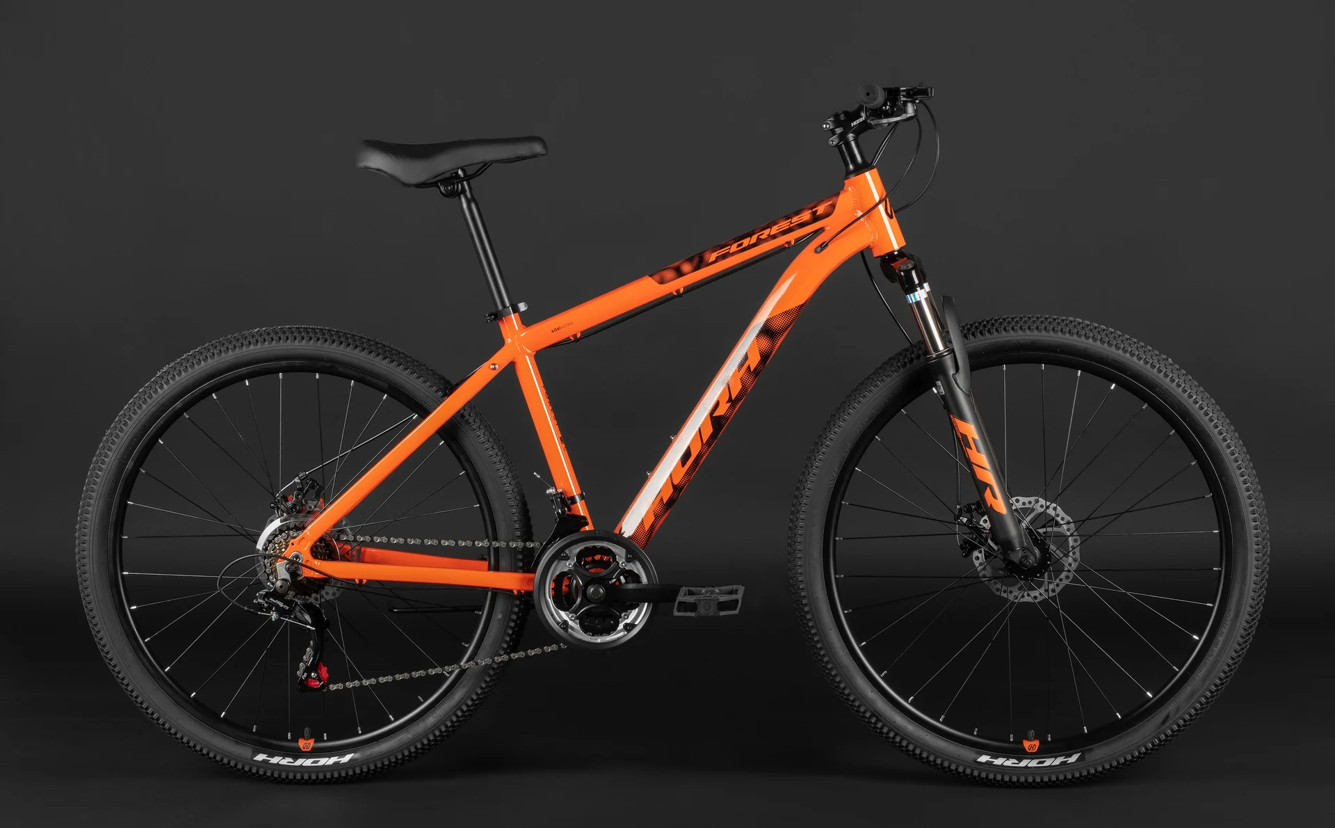 Велосипед HORH FOREST FMD 7.0 27,5" (2026) Orange-Black - миниатюра 2