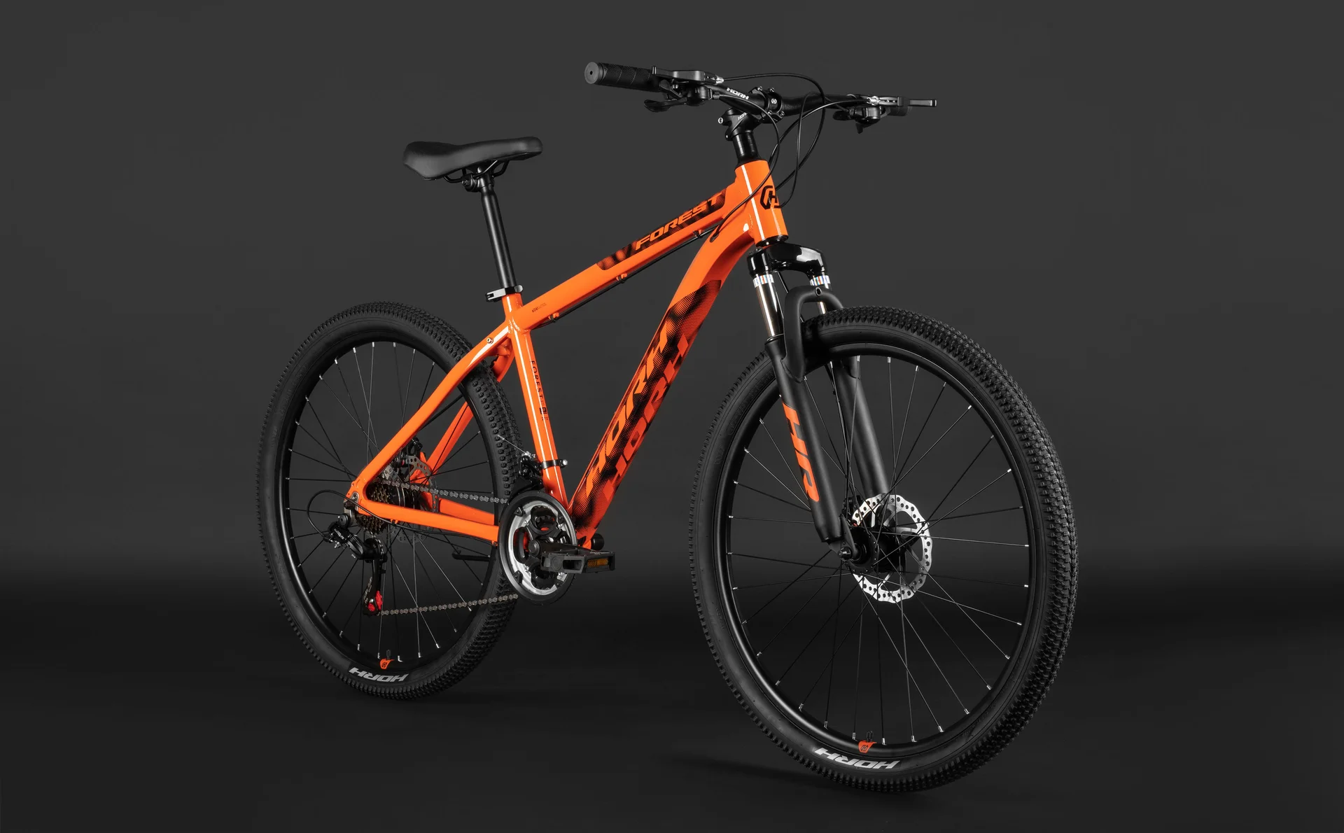 Велосипед HORH FOREST FMD 7.0 27,5" (2026) Orange-Black - миниатюра 3