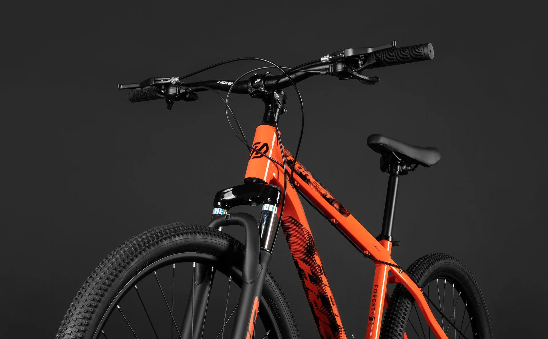 Велосипед HORH FOREST FMD 7.0 27,5" (2026) Orange-Black - миниатюра 7