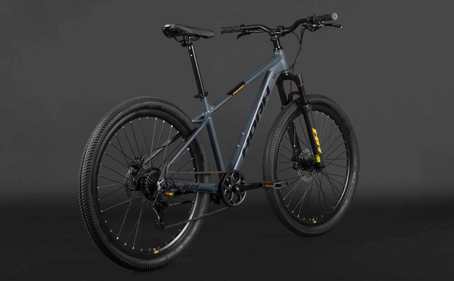 Велосипед HORH ROHAN RHD7.1 27,5" (2026) Grey-Black-Yellow - миниатюра 7