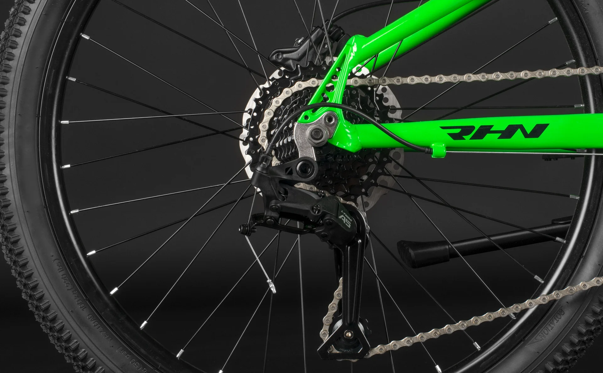 Велосипед HORH ROHAN RHNHD4.3 24" (2025) Green-Black - миниатюра 15