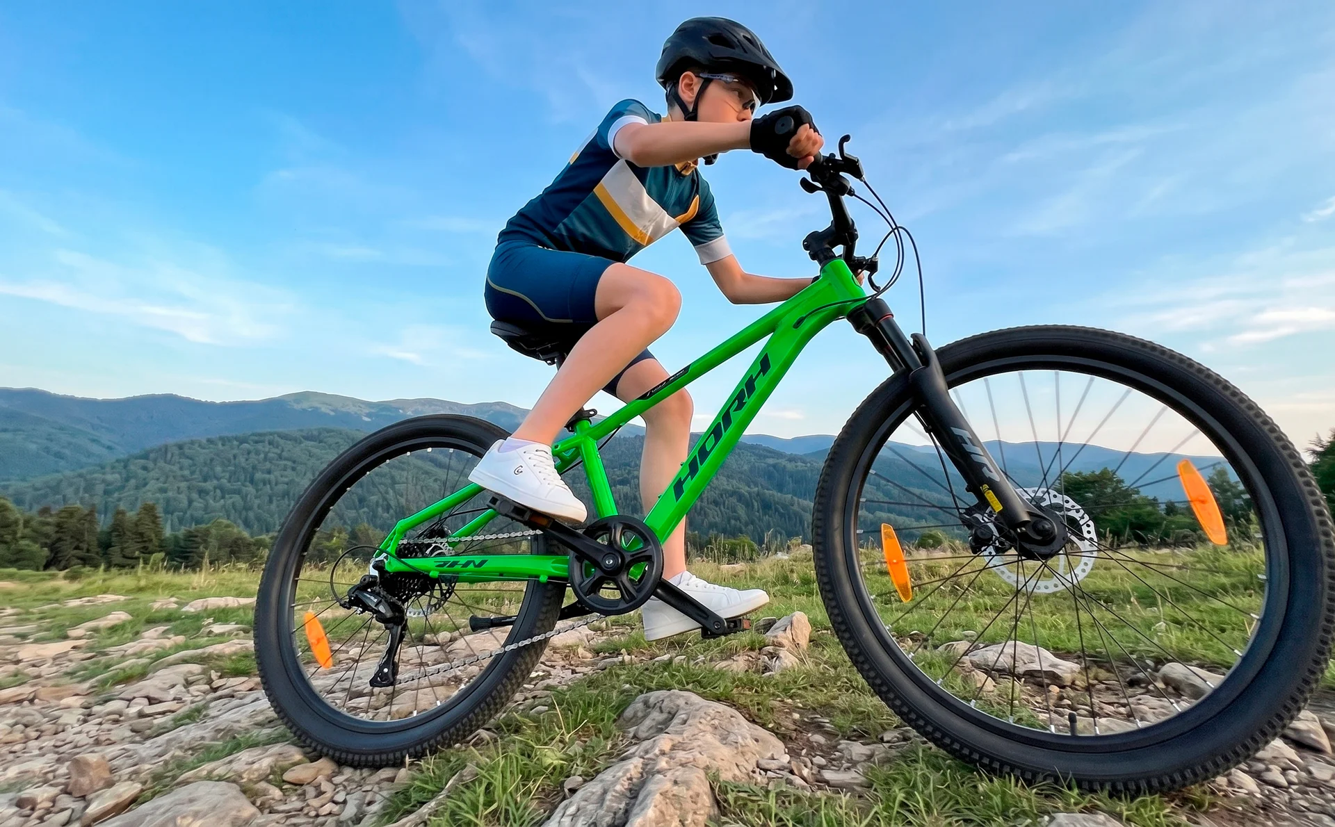 Велосипед HORH ROHAN RHNHD4.3 24" (2025) Green-Black - миниатюра 2