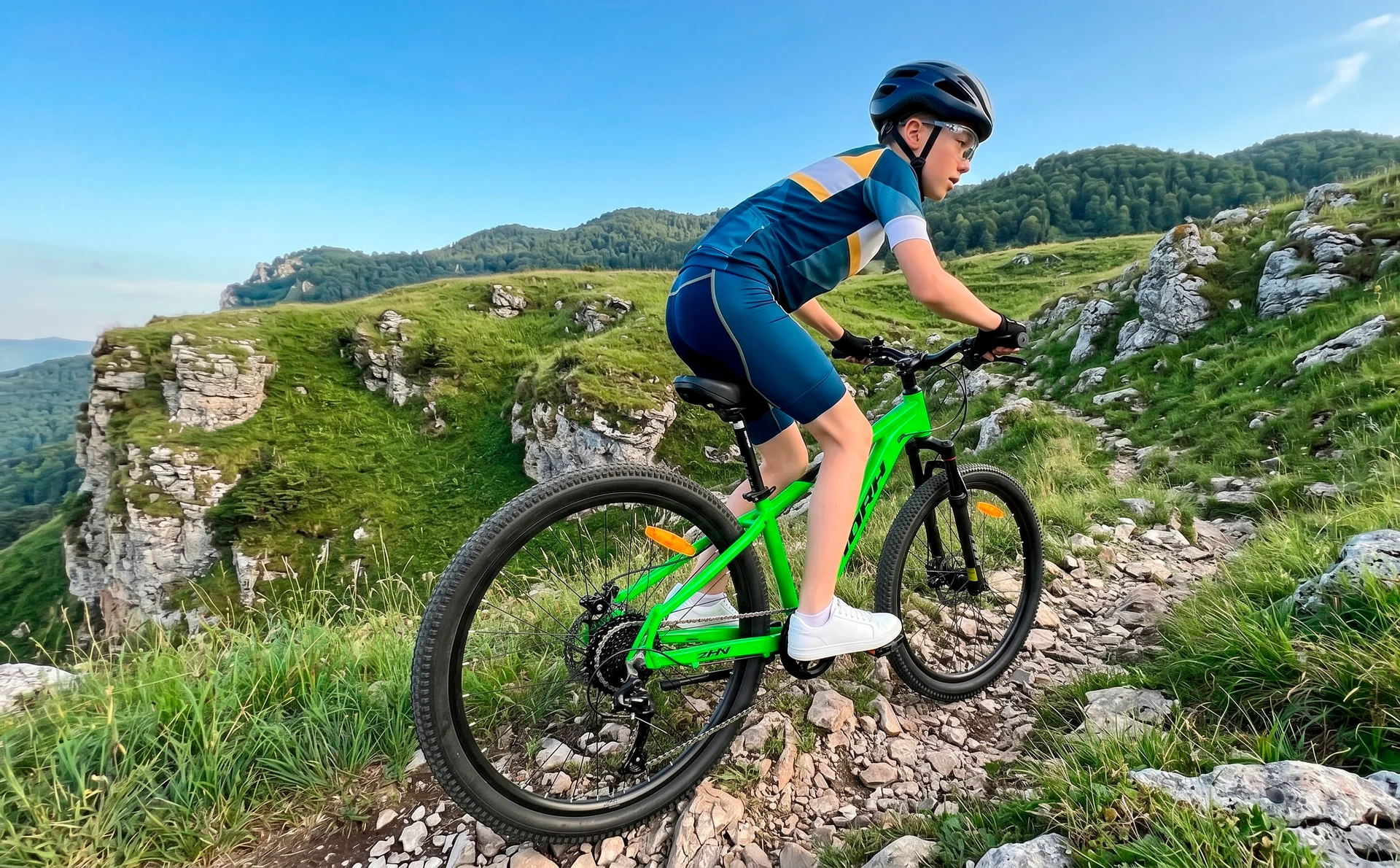 Велосипед HORH ROHAN RHNHD4.3 24" (2025) Green-Black - миниатюра 3