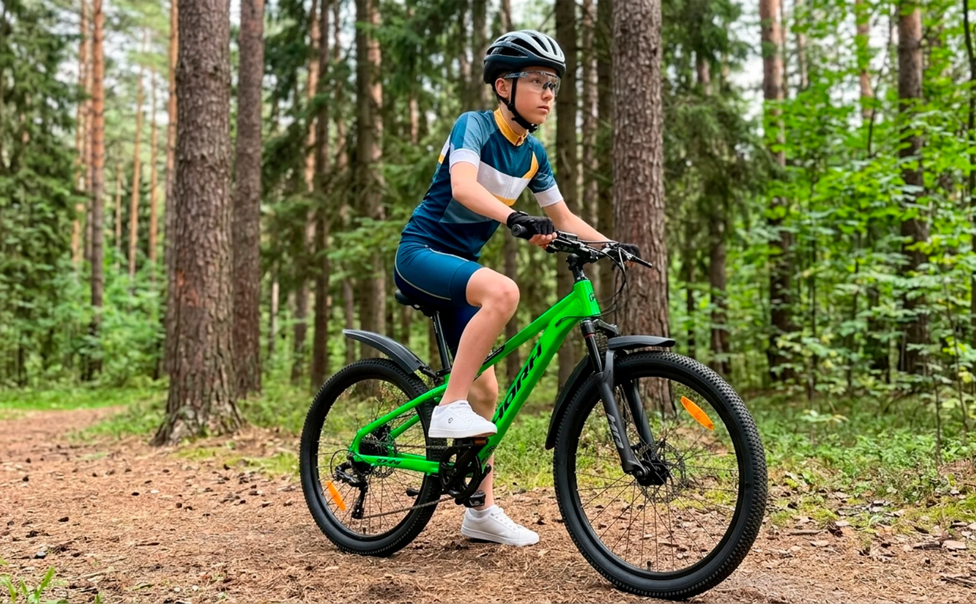 Велосипед HORH ROHAN RHNHD4.3 24" (2025) Green-Black - миниатюра 4