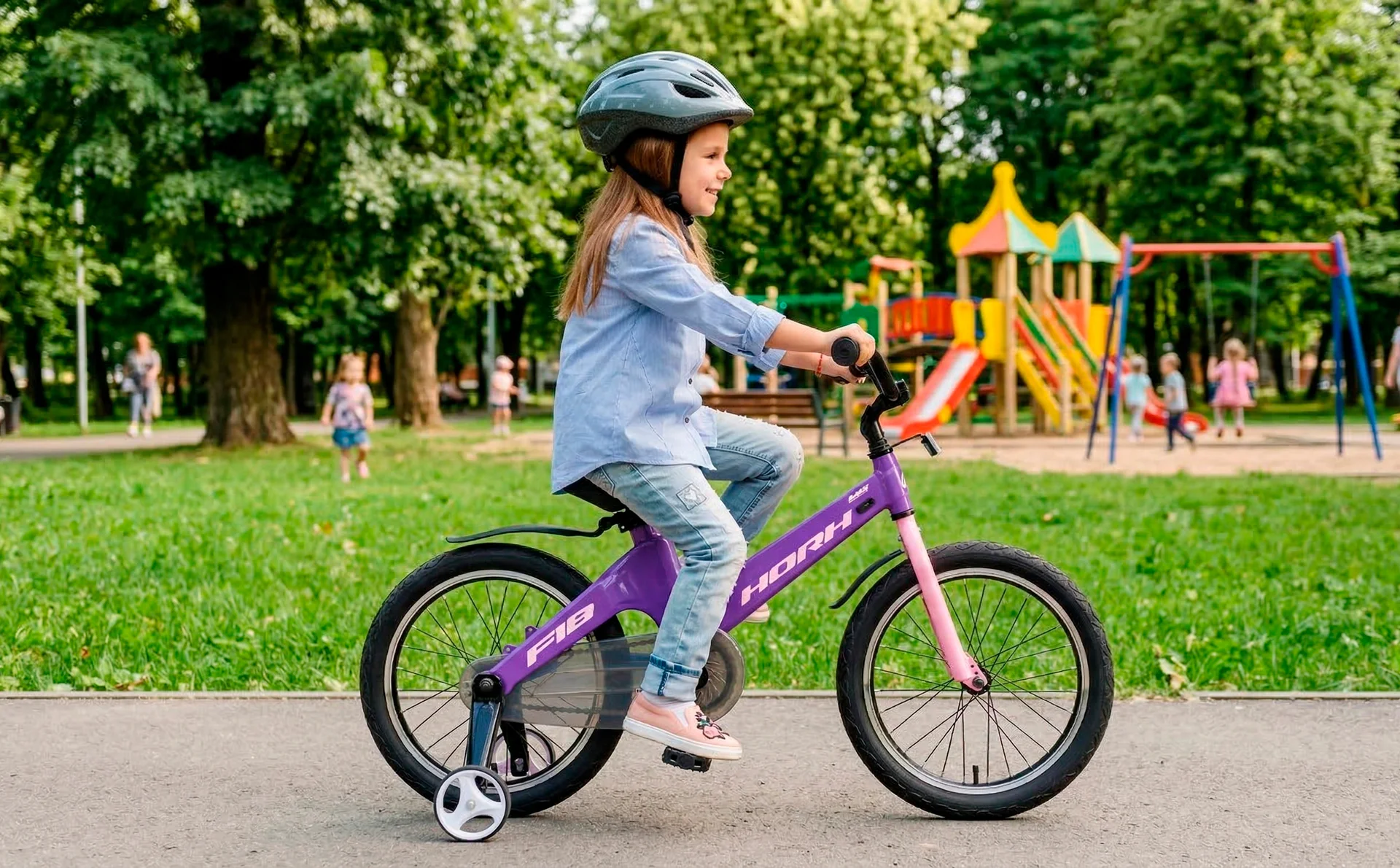 Велосипед HORH FORMULA 18" (2025) Purple-Pink - миниатюра 2