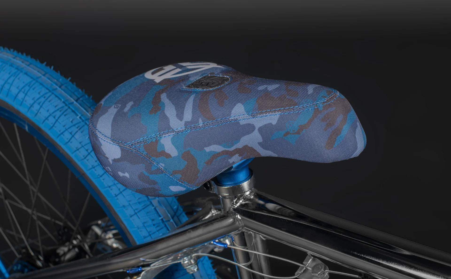 Велосипед MANIFEST CUSTOM 20" Blue-Chrome - миниатюра 10