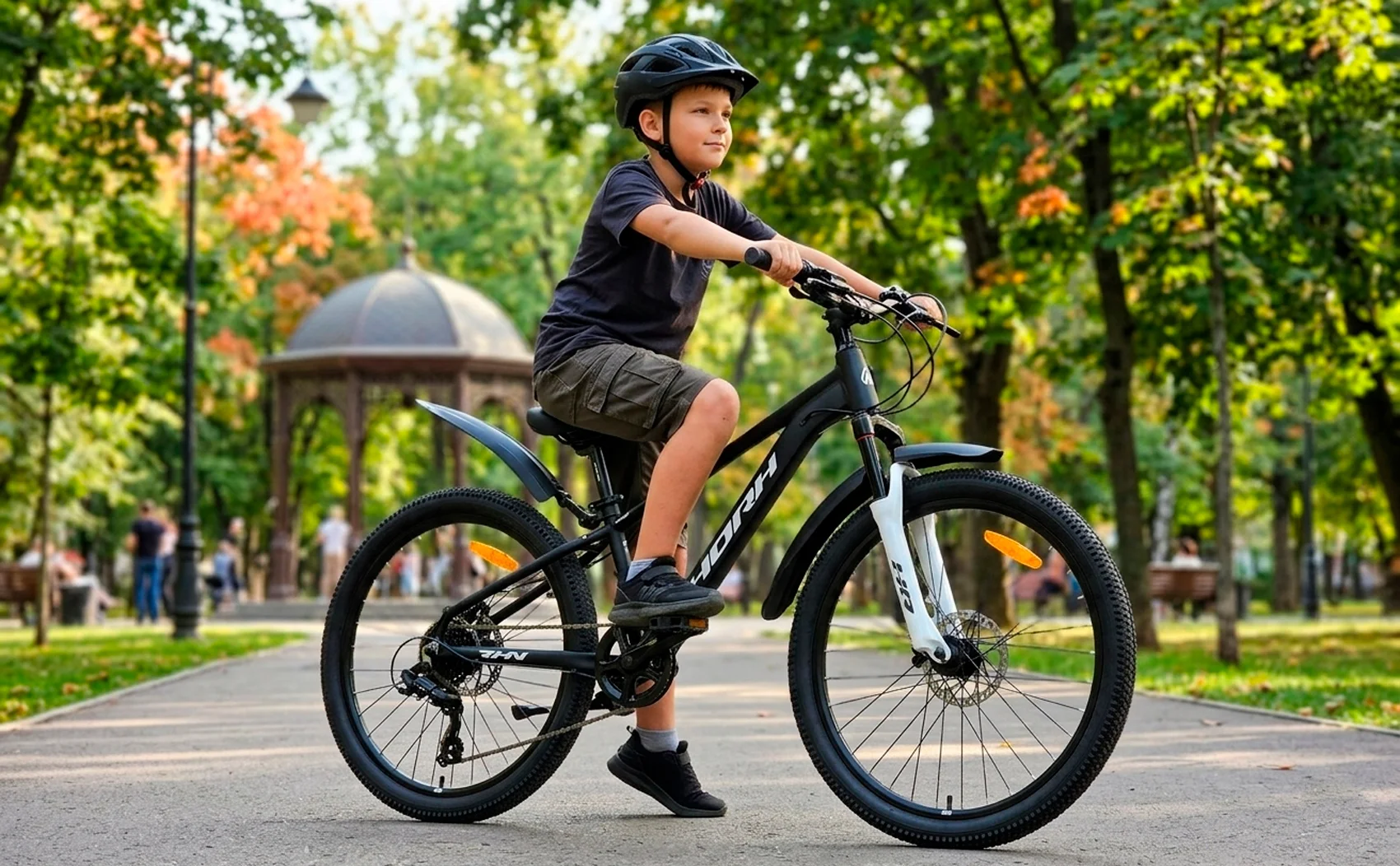 Велосипед HORH ROHAN RHNHD4.3 24" (2025) Black-White - миниатюра 2