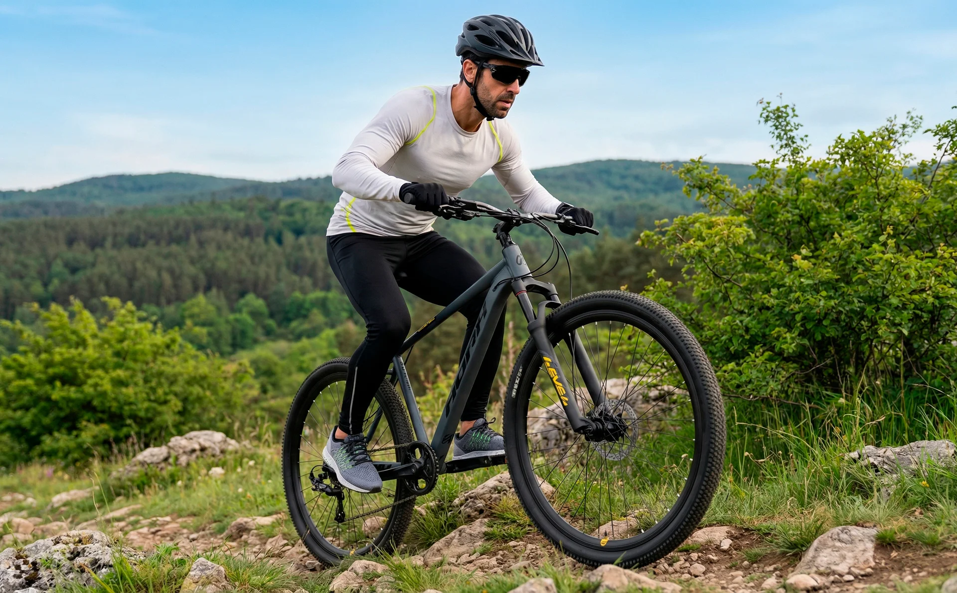 Велосипед HORH ROHAN RHD9.1 29" (2026) Grey-Black-Yellow - миниатюра 3