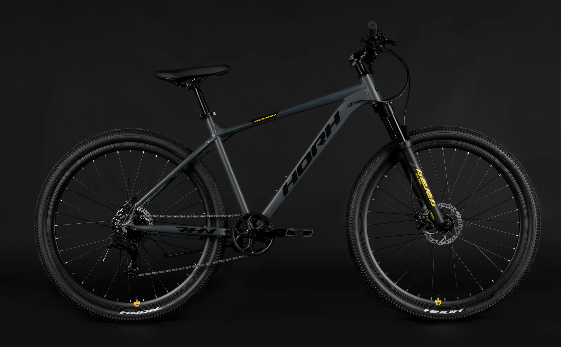 Велосипед HORH ROHAN RHD9.1 29" (2026) Grey-Black-Yellow - миниатюра 5