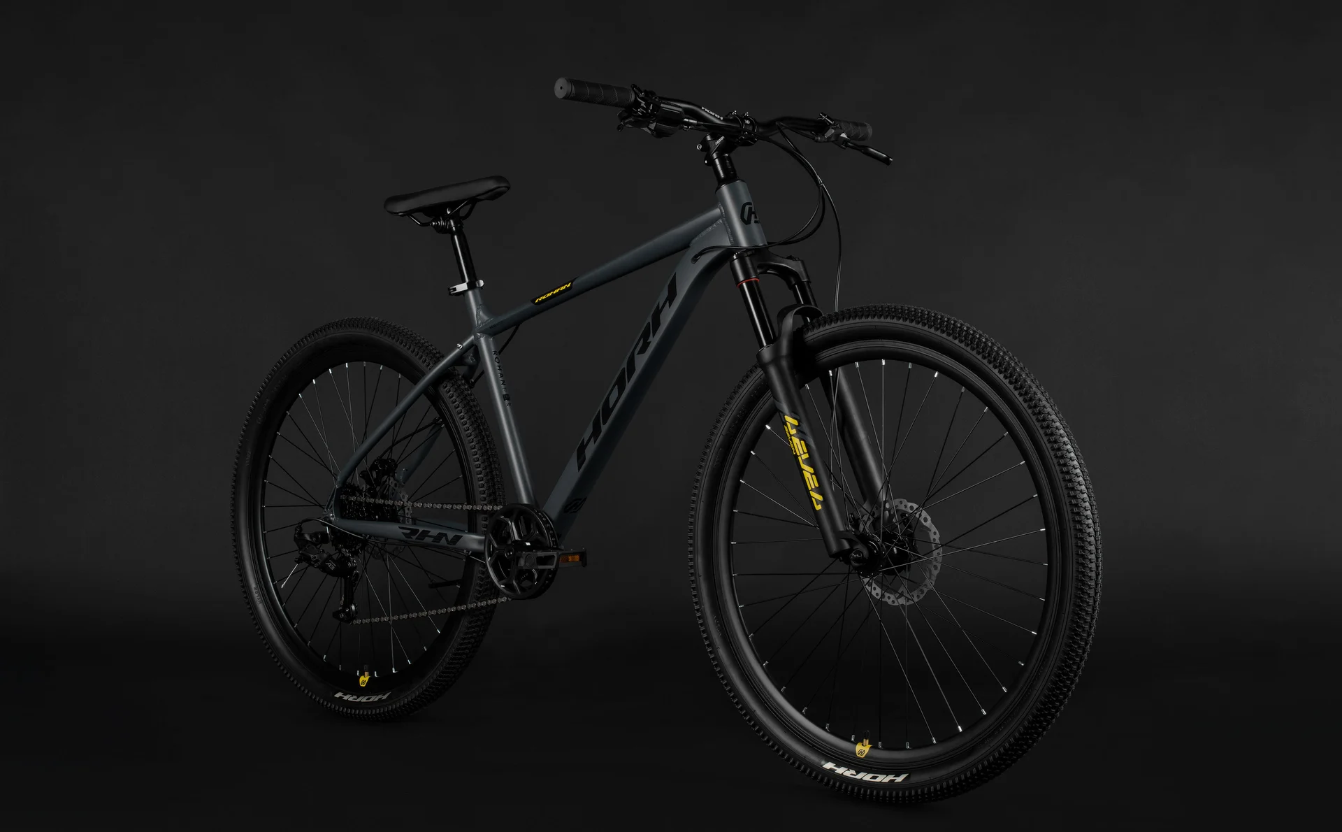 Велосипед HORH ROHAN RHD9.1 29" (2026) Grey-Black-Yellow - миниатюра 6