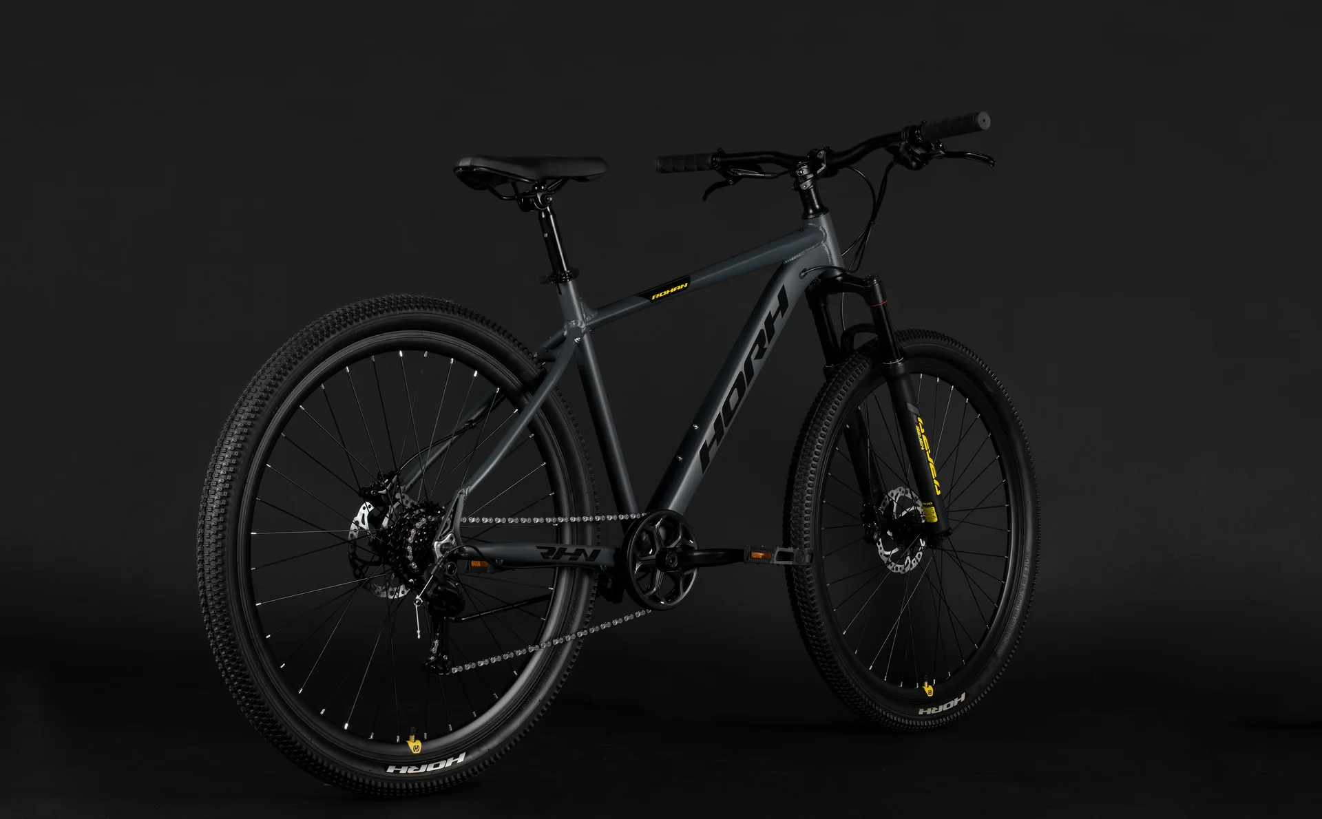 Велосипед HORH ROHAN RHD9.1 29" (2026) Grey-Black-Yellow - миниатюра 7
