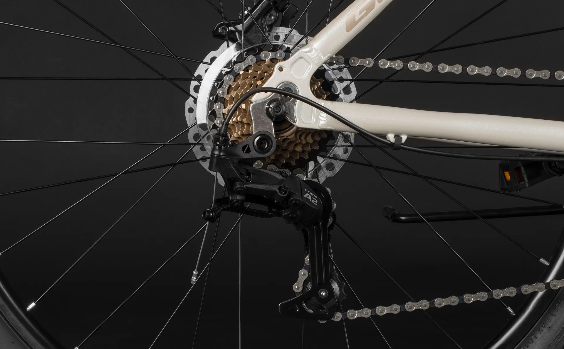 Велосипед HORH GLAN HGLNHD 7.0 27,5" (2025) White-Turquoise-Grey - миниатюра 14