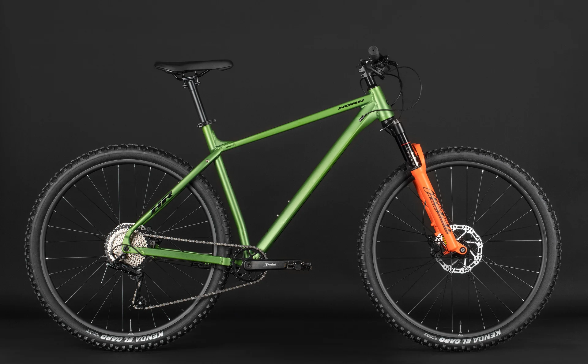 Велосипед HORH ROOT 29" (2026) Matt Green-Orange - миниатюра 5