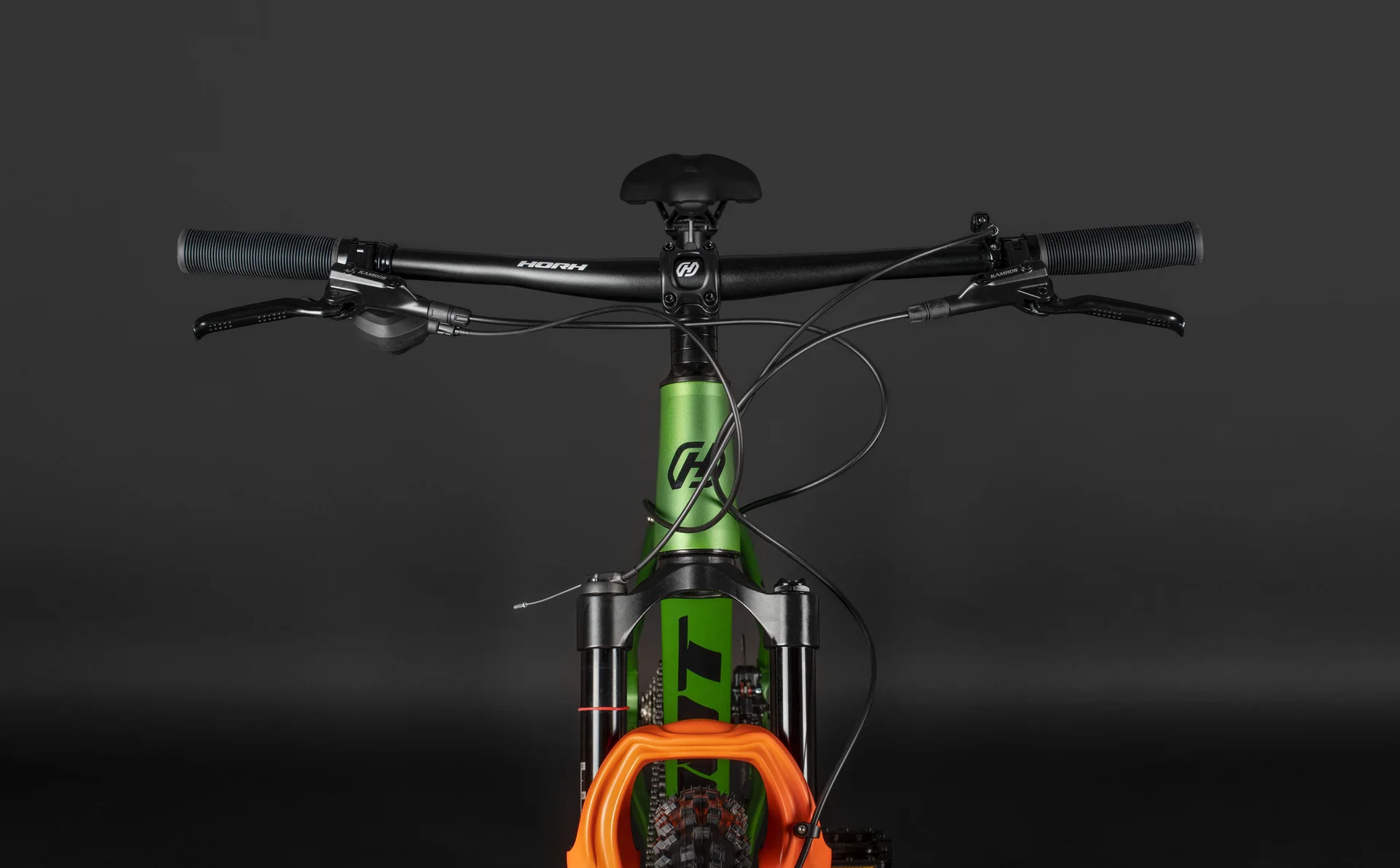 Велосипед HORH ROOT 29" (2026) Matt Green-Orange - миниатюра 8