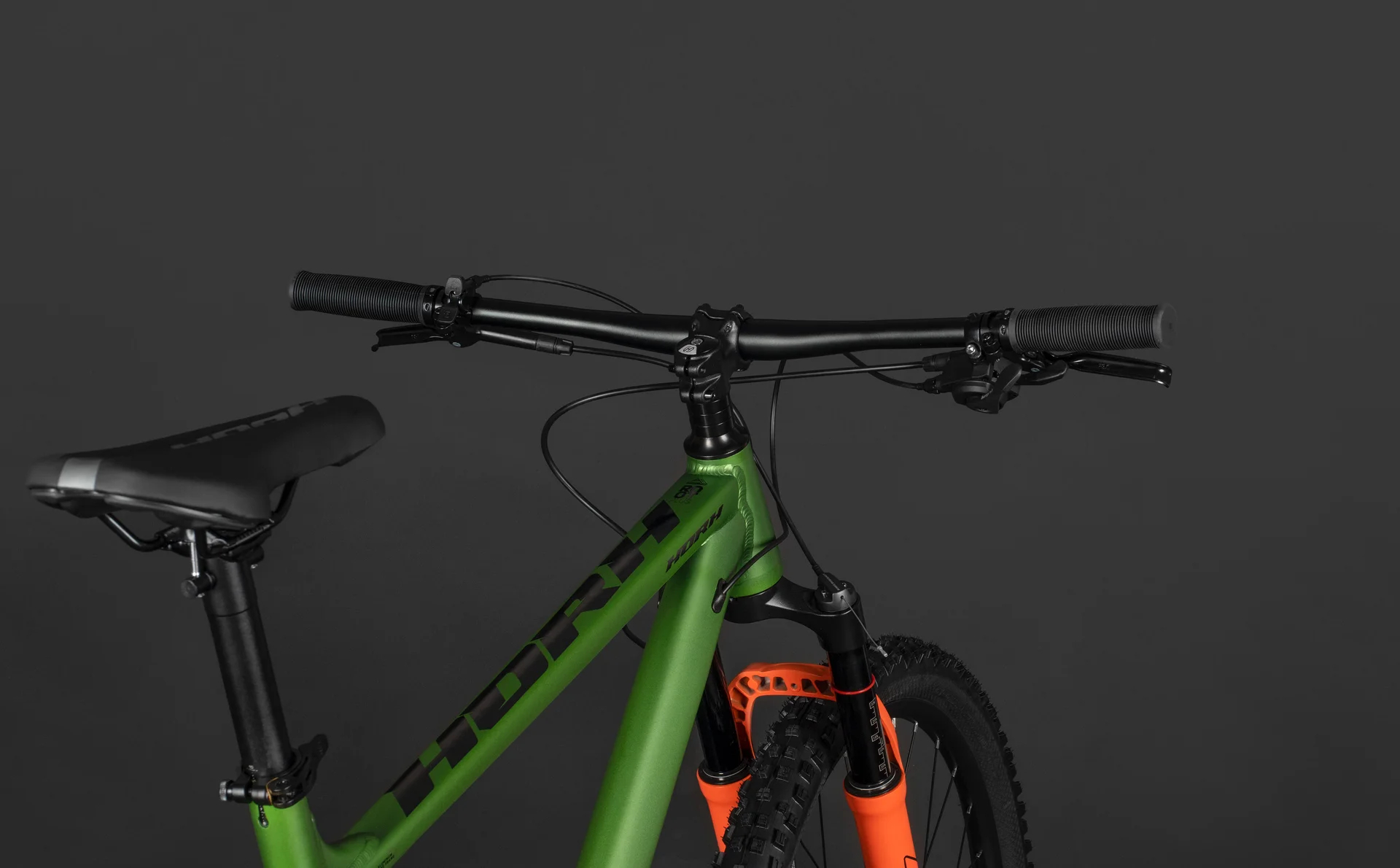 Велосипед HORH ROOT 29" (2026) Matt Green-Orange - миниатюра 9