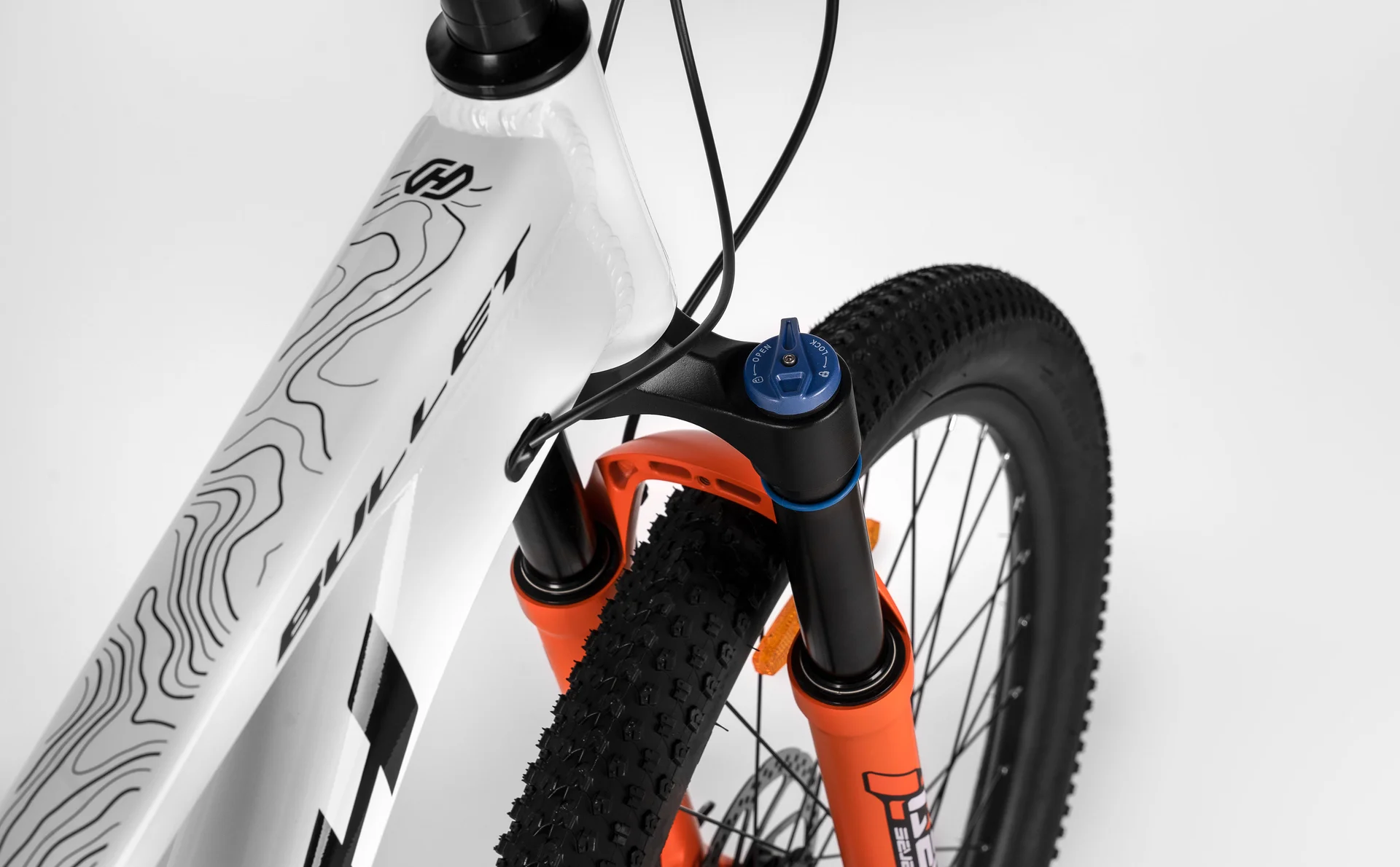 Велосипед HORH BULLET 26" (2026) White-Orange - миниатюра 11