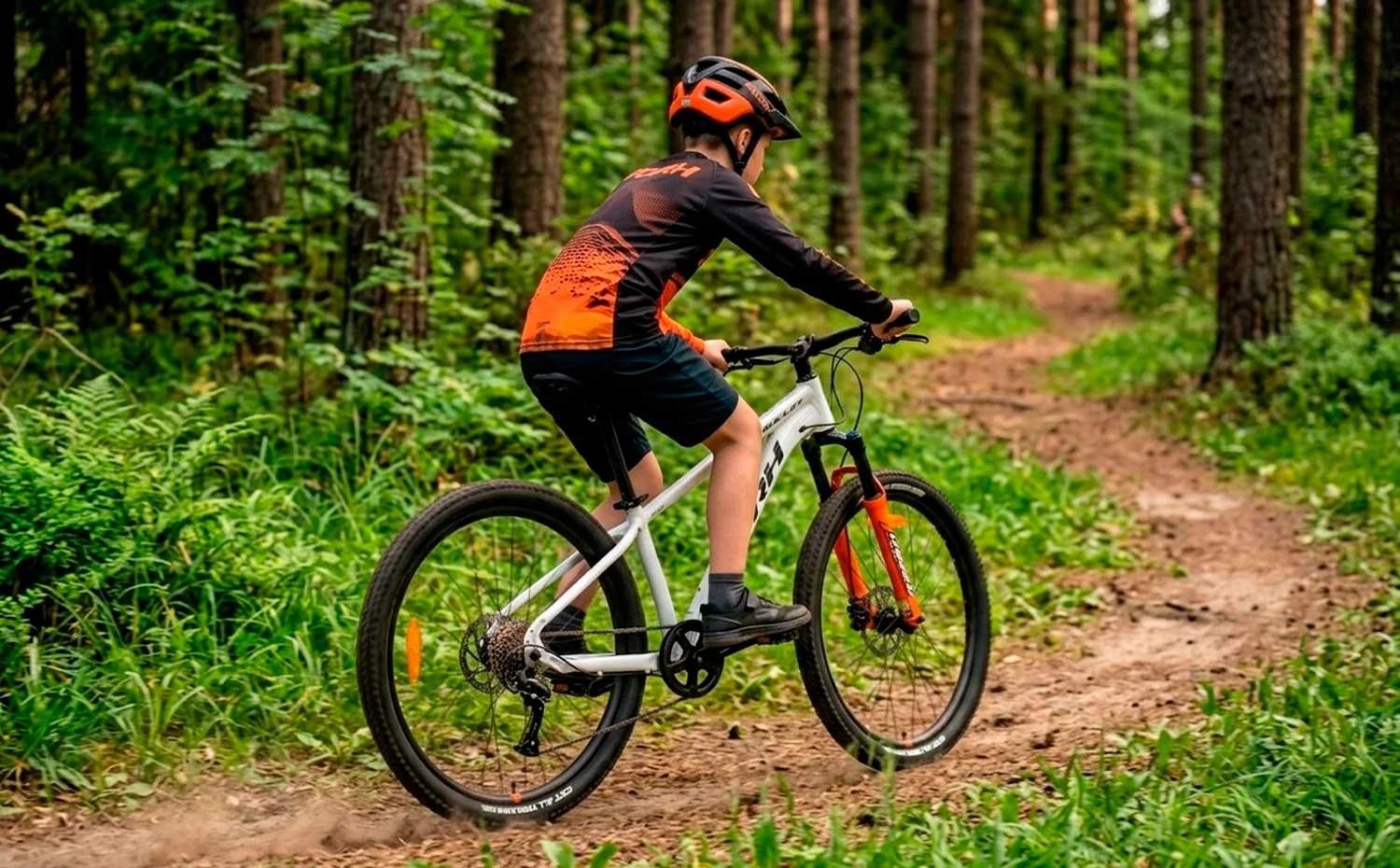 Велосипед HORH BULLET 26" (2026) White-Orange - миниатюра 3