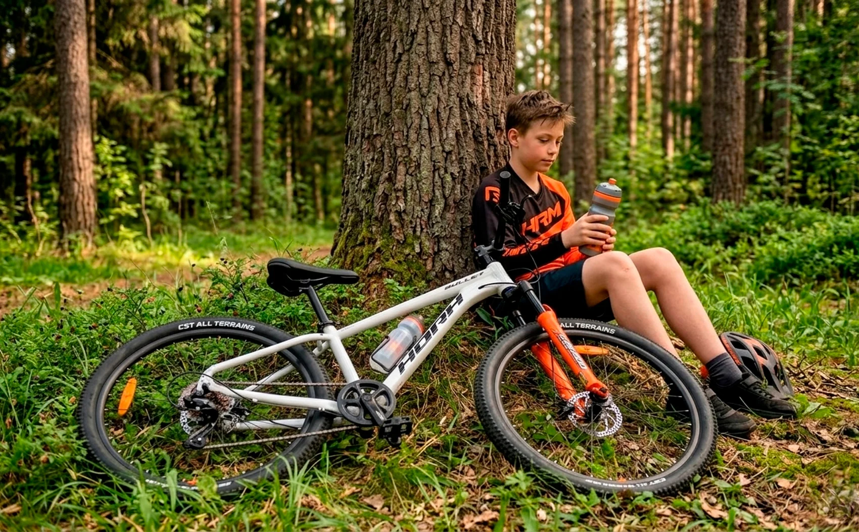 Велосипед HORH BULLET 26" (2026) White-Orange - миниатюра 4