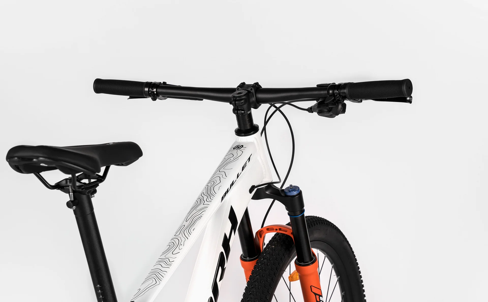 Велосипед HORH BULLET 26" (2026) White-Orange - миниатюра 8