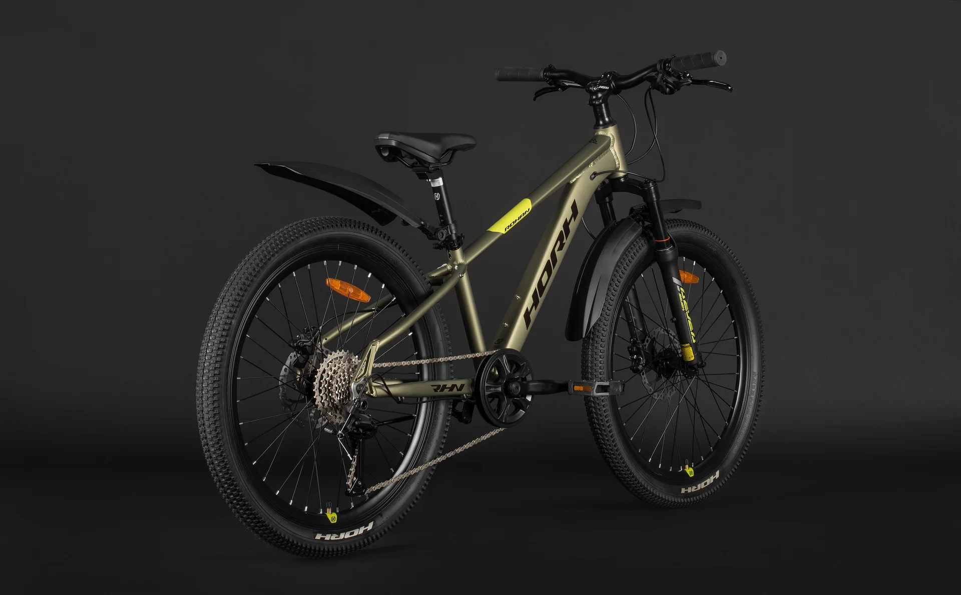 Велосипед HORH ROHAN RHD4.2 24" (2026) Olive-Black-Green - миниатюра 7