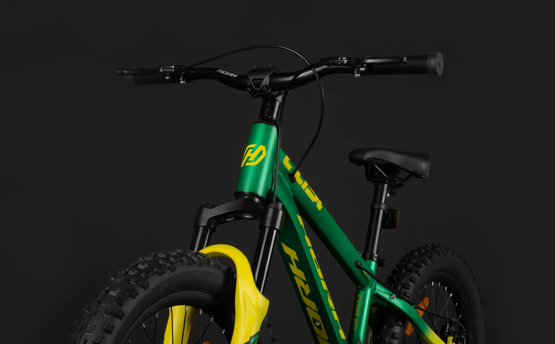 Велосипед HORH CAST HCSTMD 1SR 2.0 20" (2025) Green-Yellow - миниатюра 10