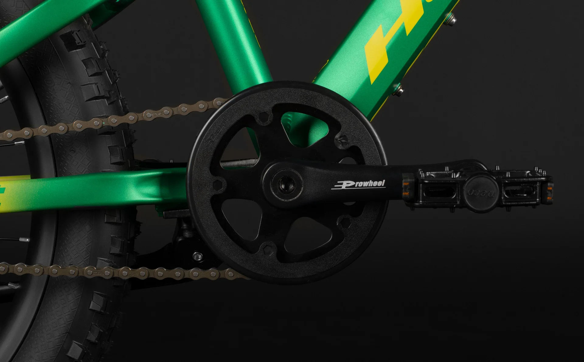 Велосипед HORH CAST HCSTMD 1SR 2.0 20" (2025) Green-Yellow - миниатюра 13