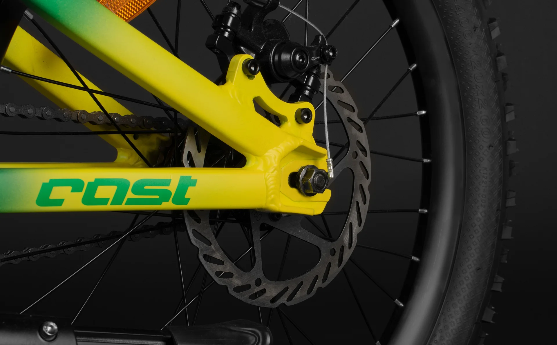 Велосипед HORH CAST HCSTMD 1SR 2.0 20" (2025) Green-Yellow - миниатюра 14