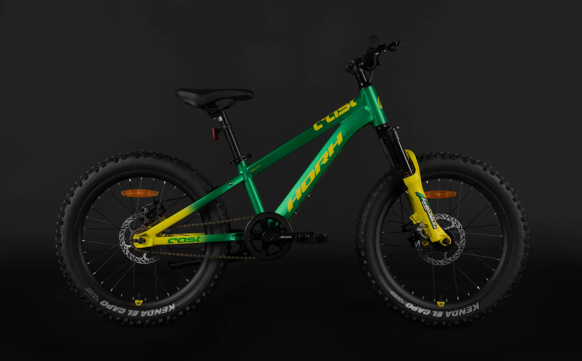 Велосипед HORH CAST HCSTMD 1SR 2.0 20" (2025) Green-Yellow - миниатюра 5