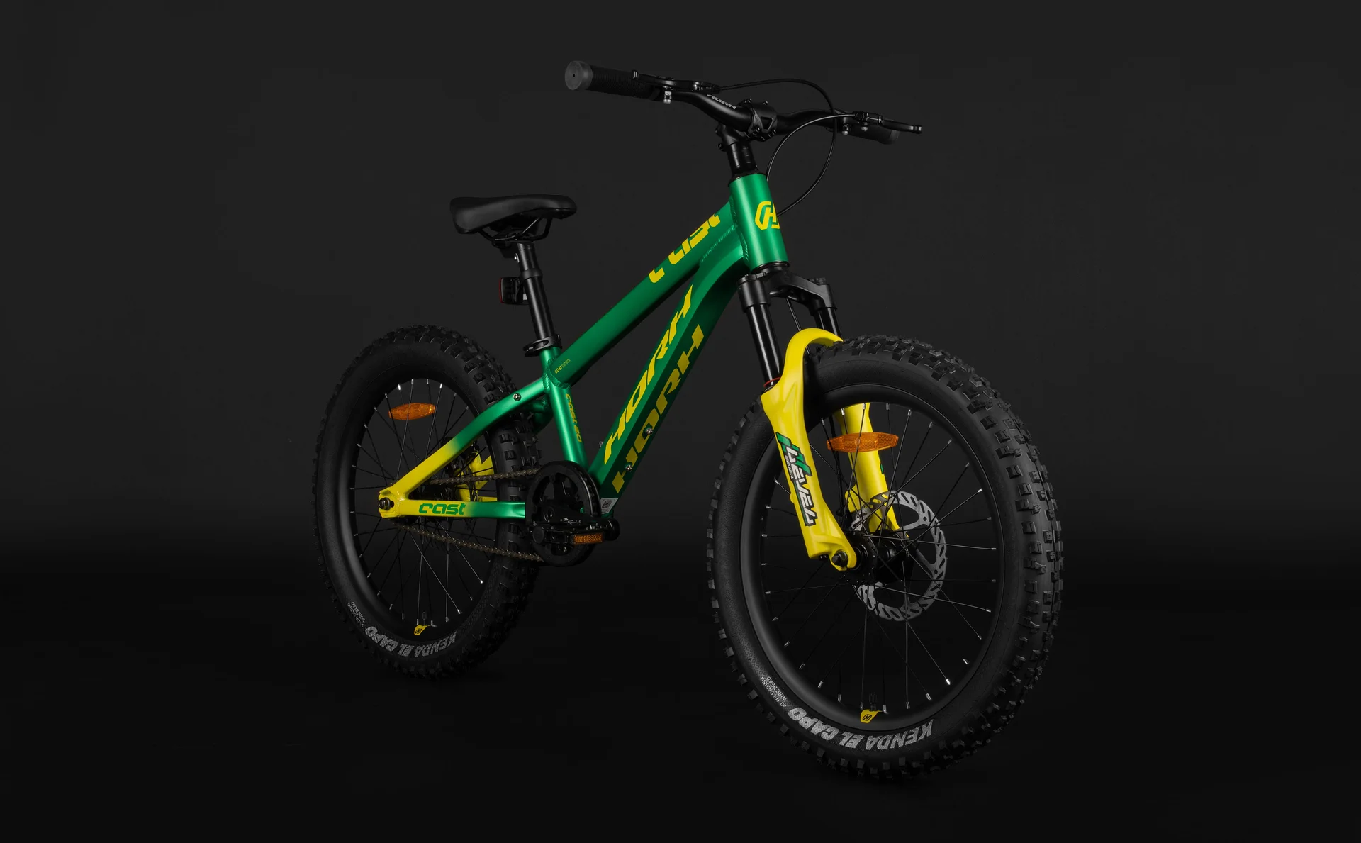 Велосипед HORH CAST HCSTMD 1SR 2.0 20" (2025) Green-Yellow - миниатюра 6