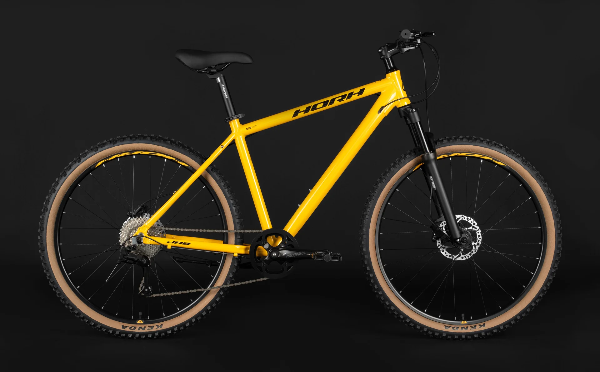 Велосипед HORH JAB JABAM 7.0 27,5" (2025) Yellow-Black - миниатюра 5